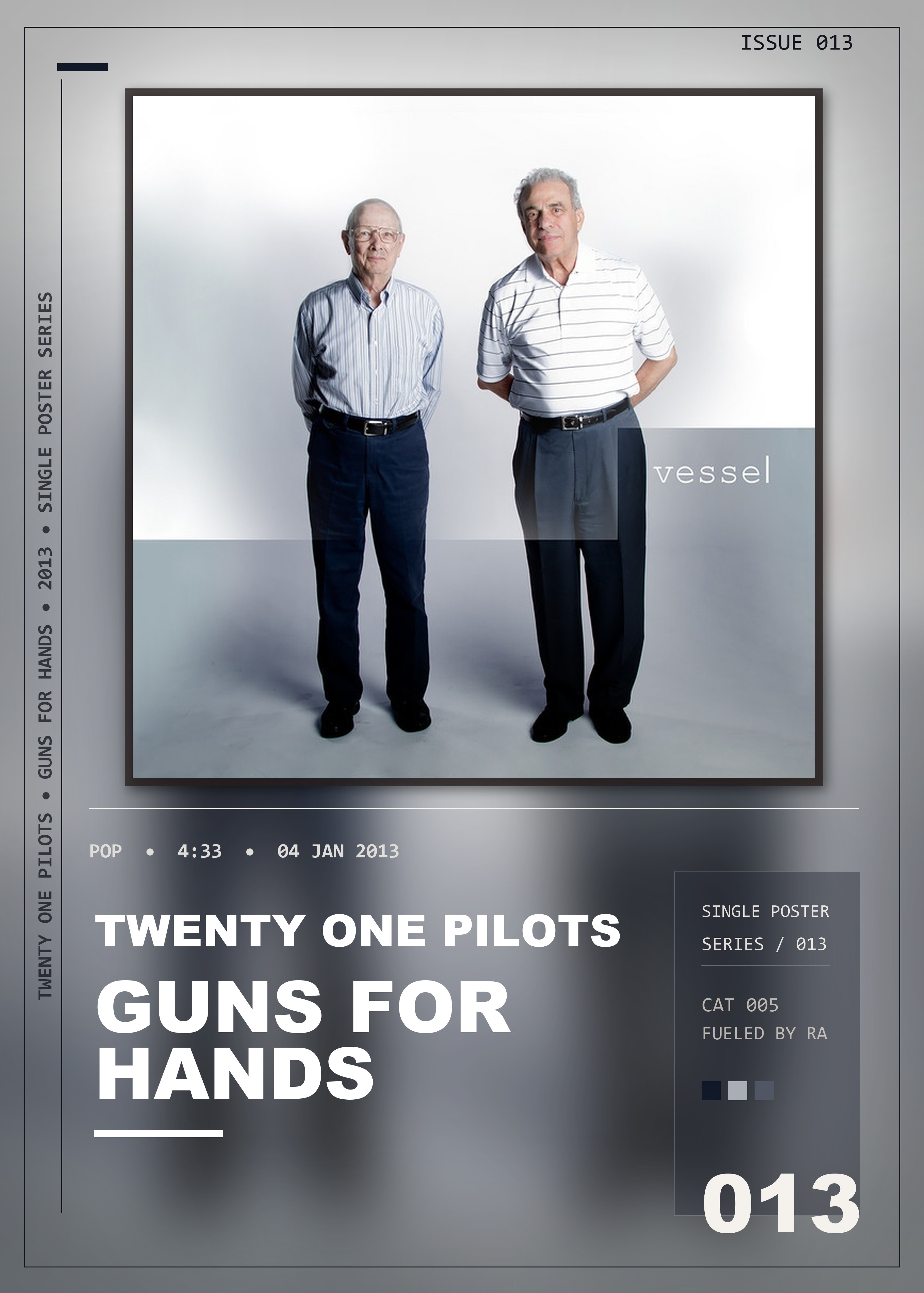 Music poster: Twenty One Pilots - Guns For Hands