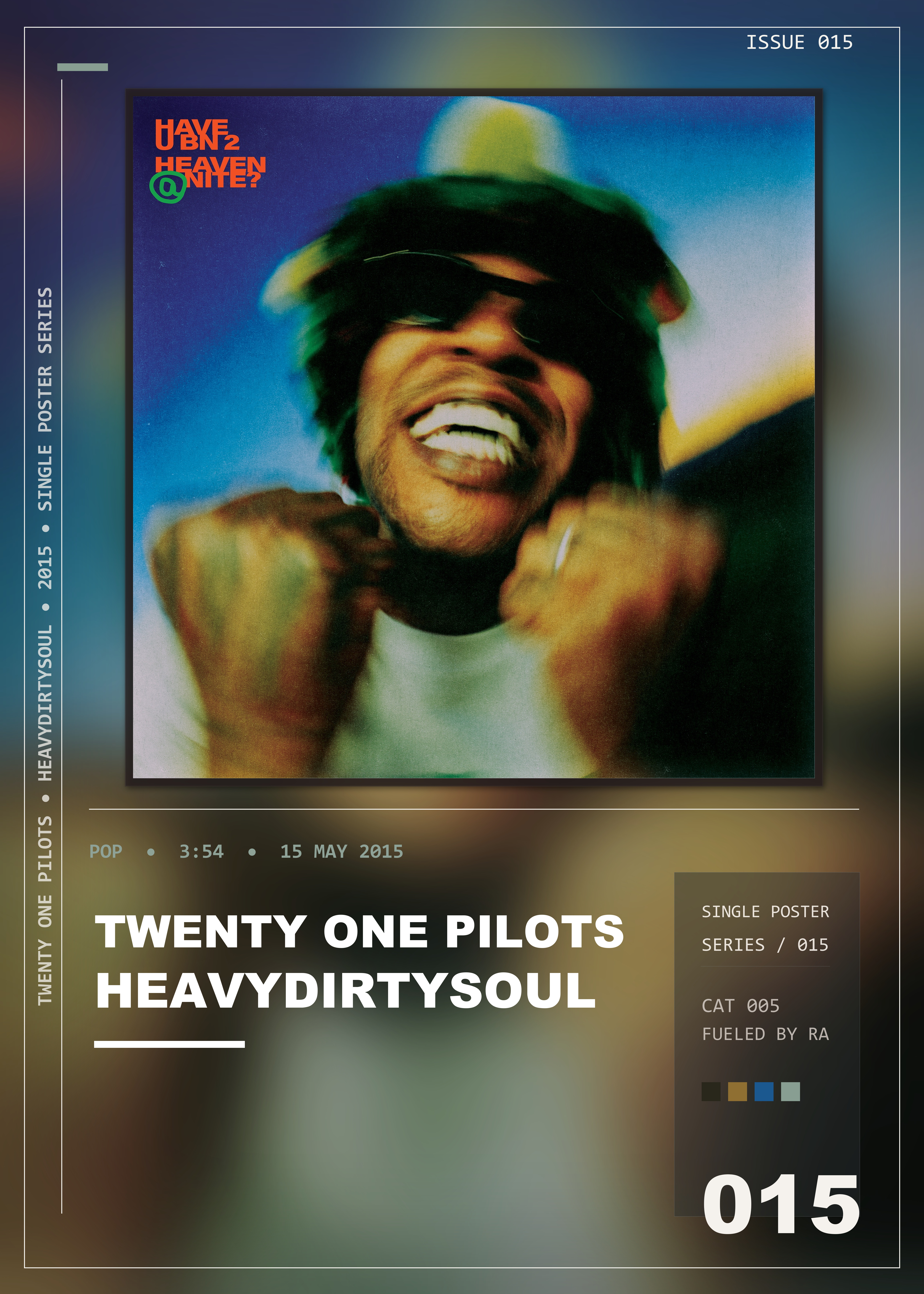 Music poster: Twenty One Pilots - Heavydirtysoul