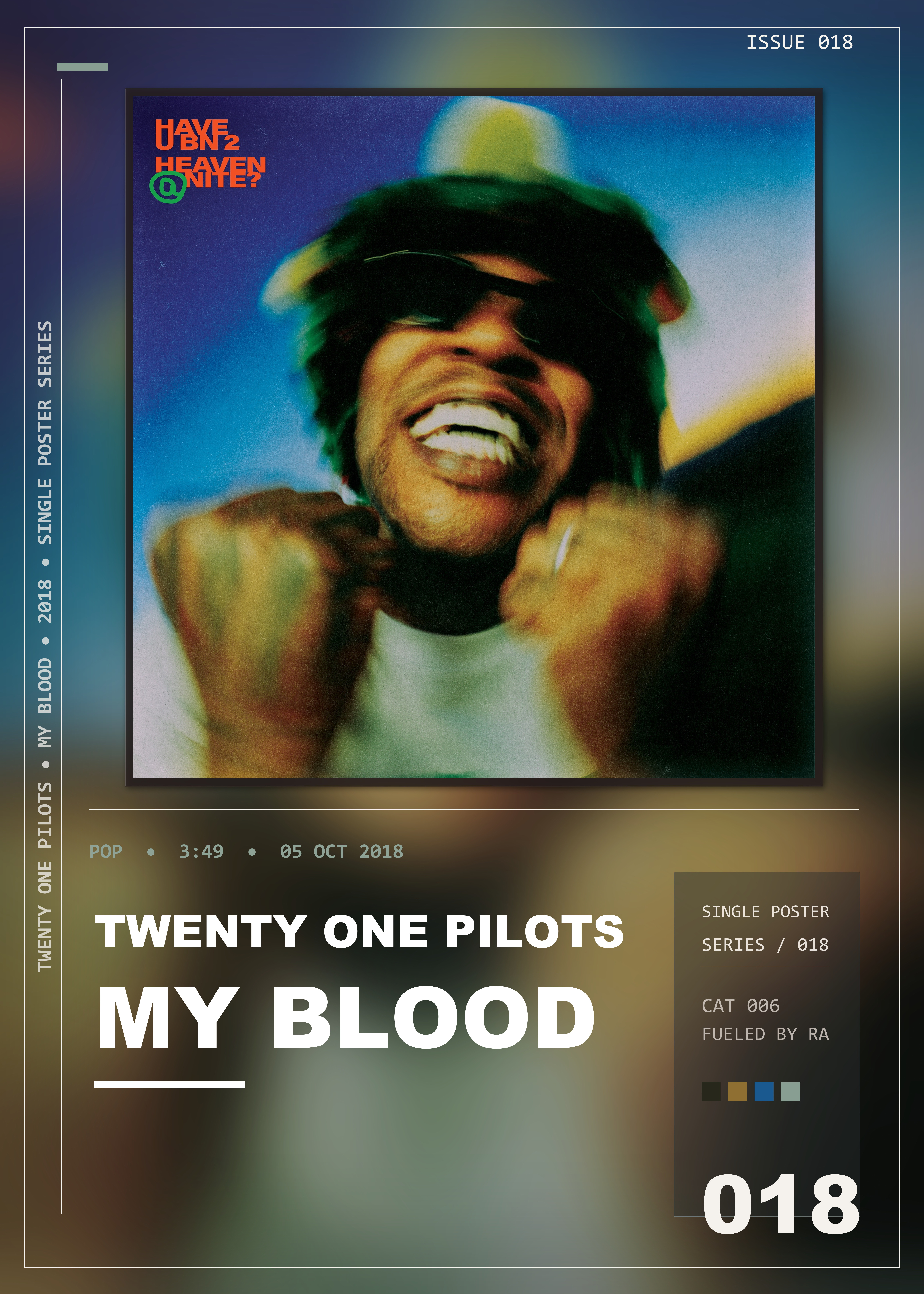 Music poster: Twenty One Pilots - My Blood