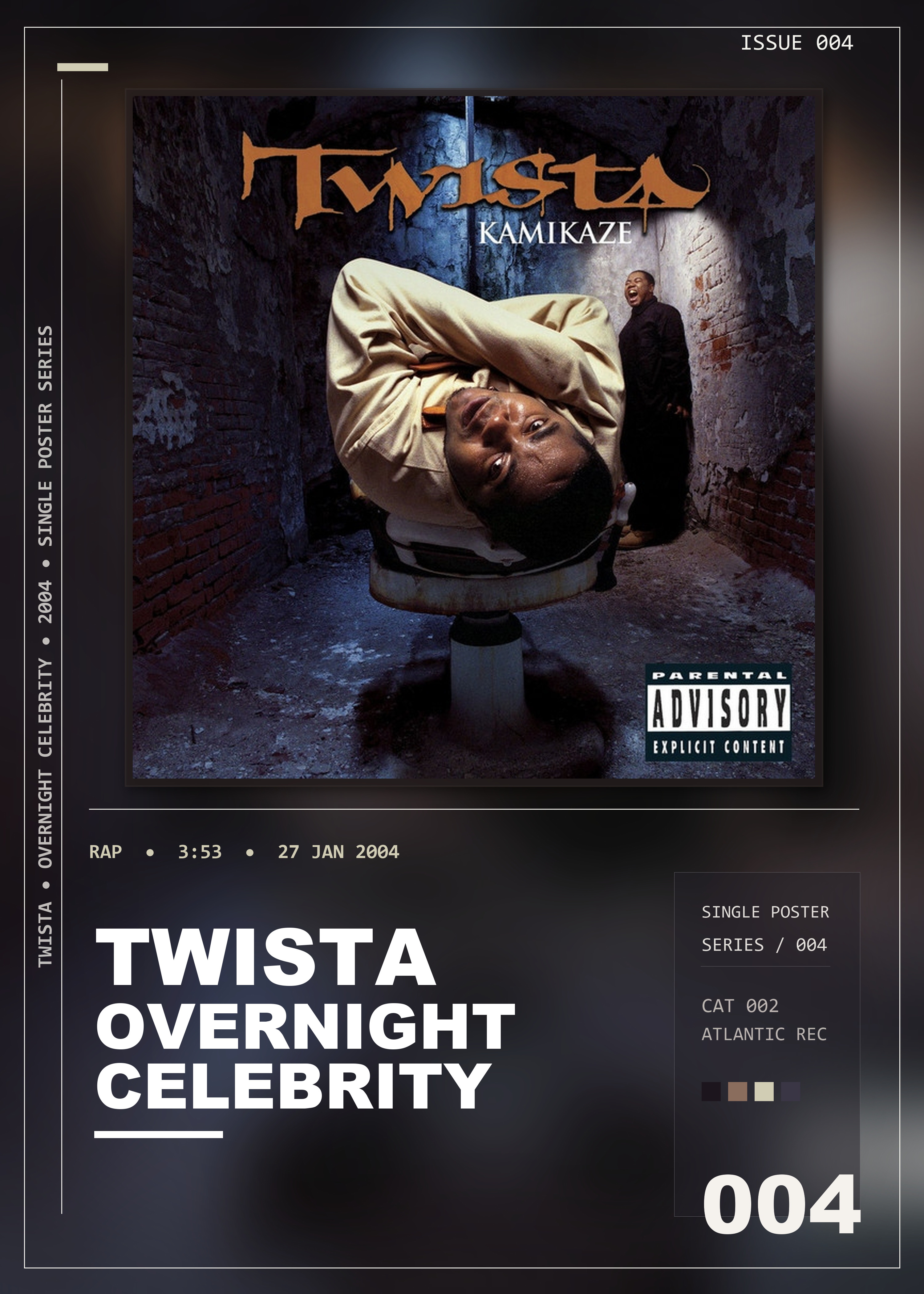 Music poster: Twista - Overnight Celebrity