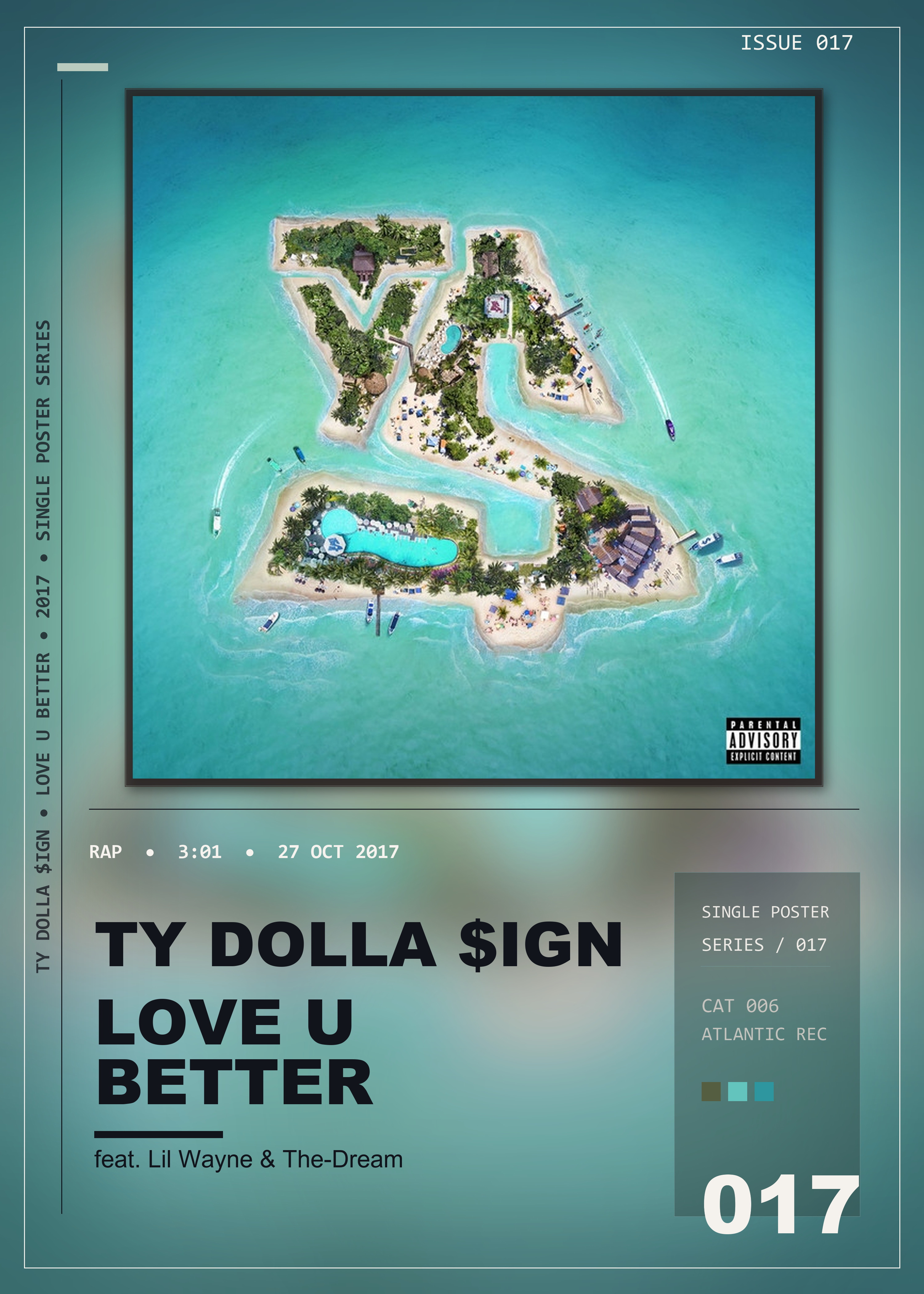Music poster: Ty Dolla ign - Love U Better feat Lil Wayne The-Dream