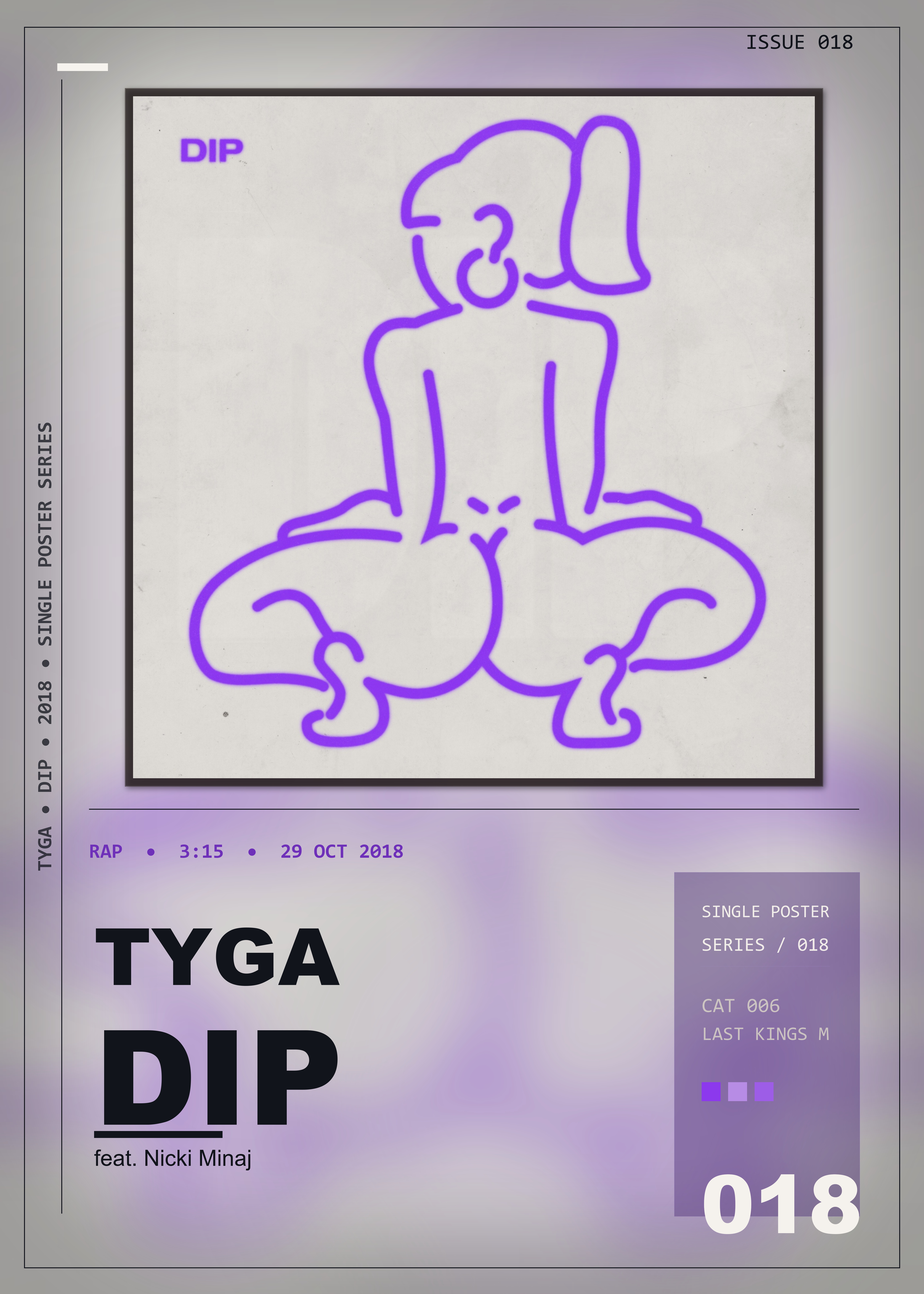 Music poster: Tyga - Dip feat Nicki Minaj