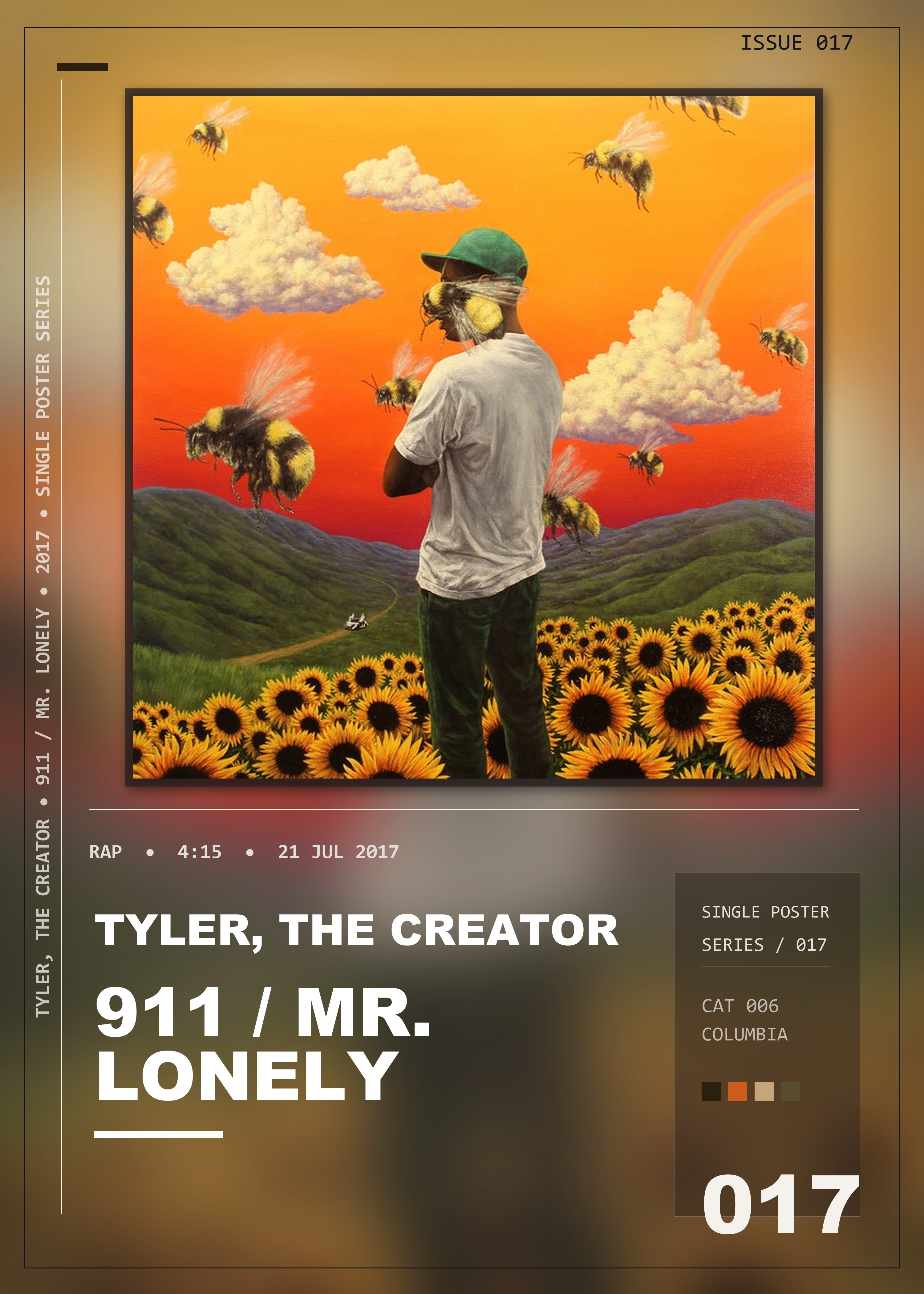 Music poster: Tyler The Creator - 911 Mr Lonely