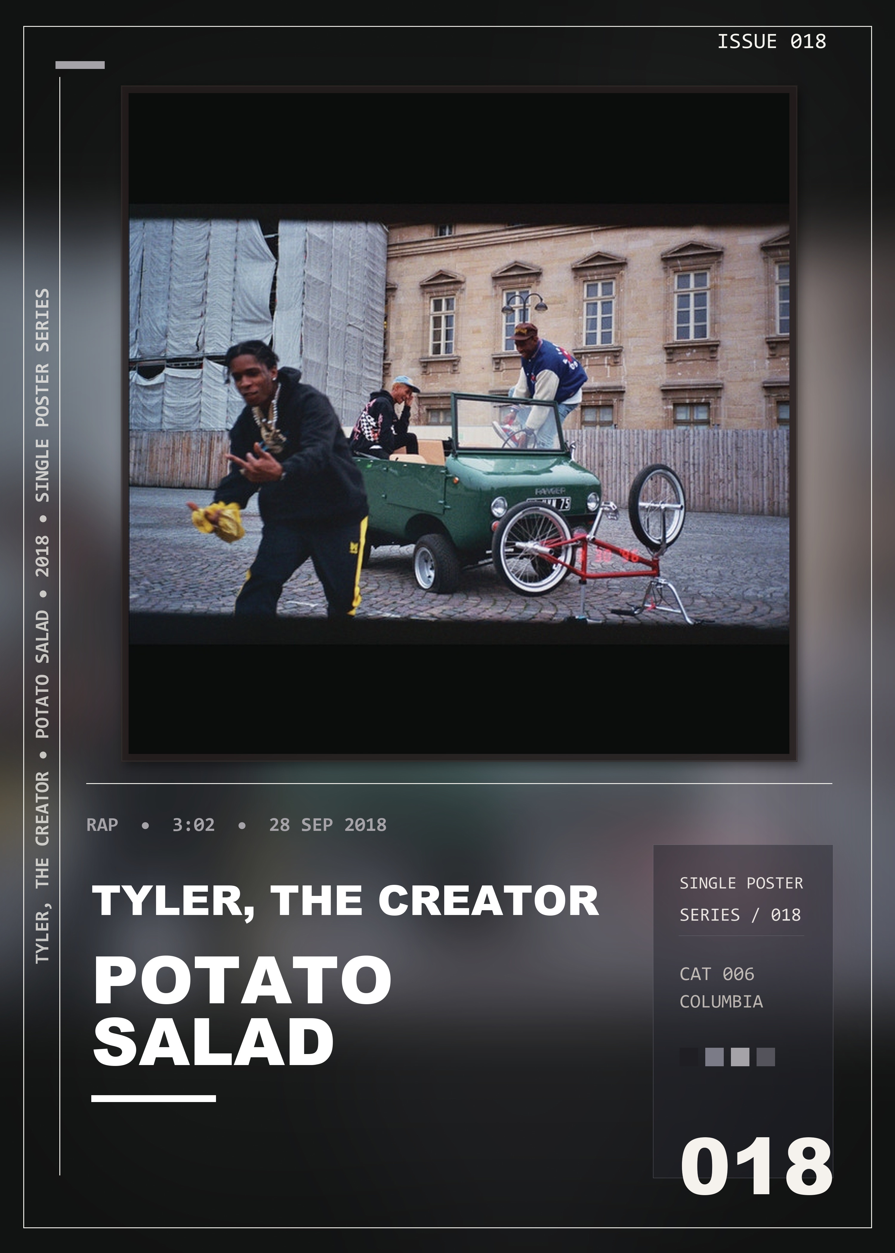 Music poster: Tyler The Creator - Potato Salad
