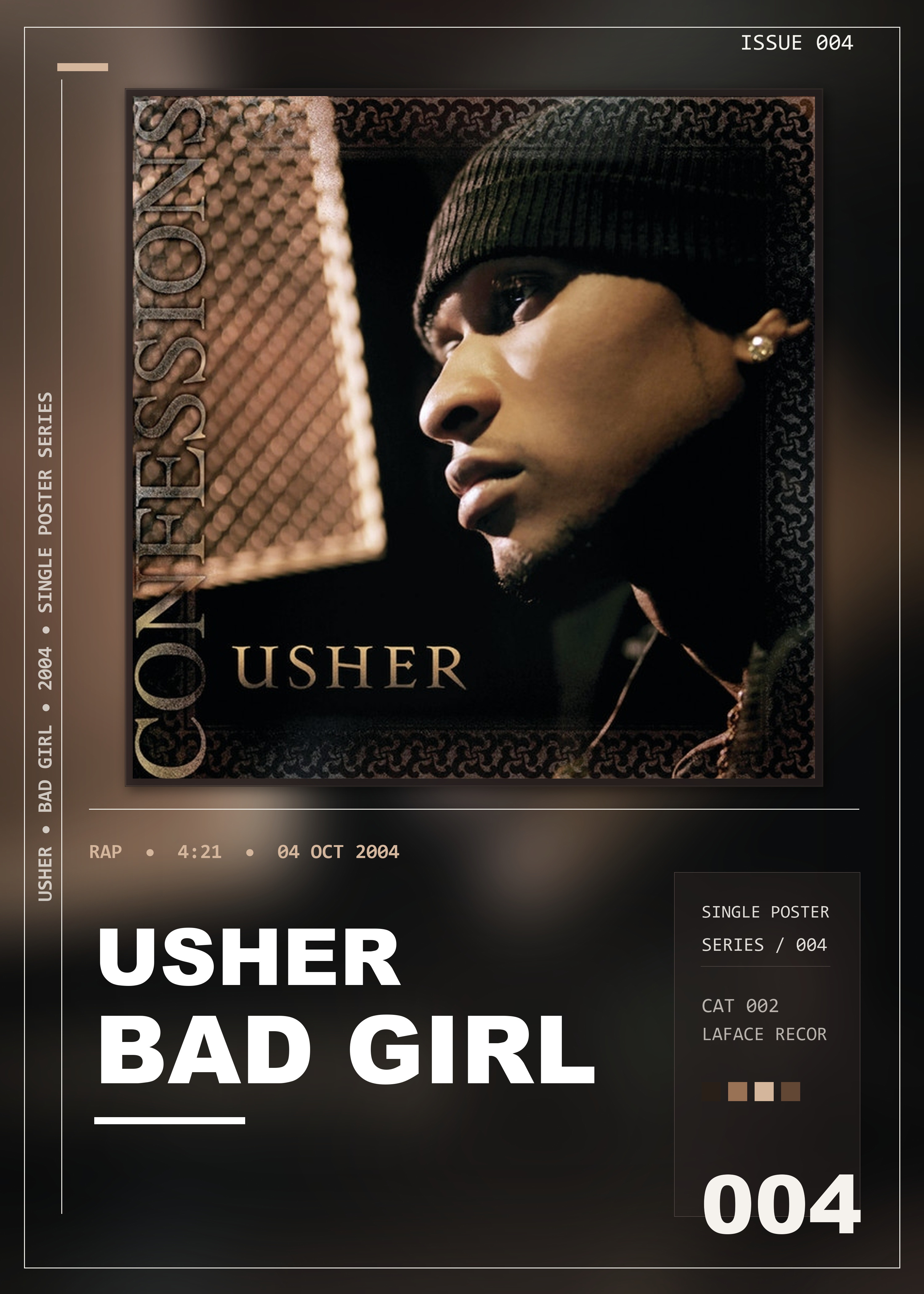 Music poster: Usher - Bad Girl