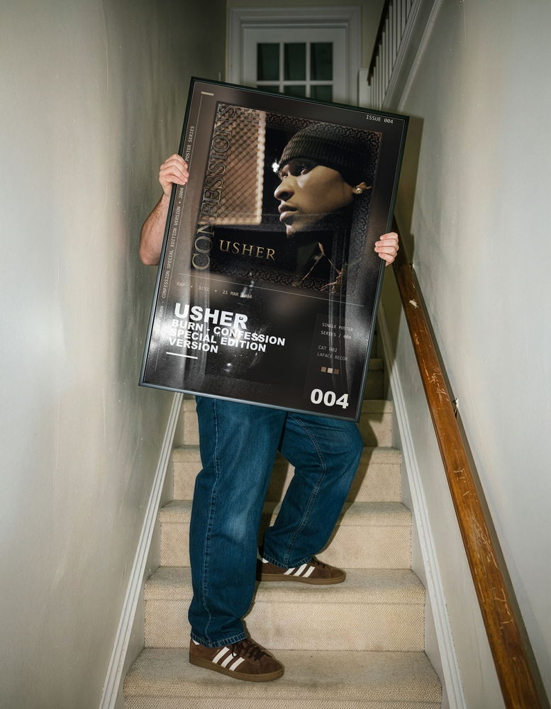 Music poster: Usher - Burn - Confession Special Edition Version