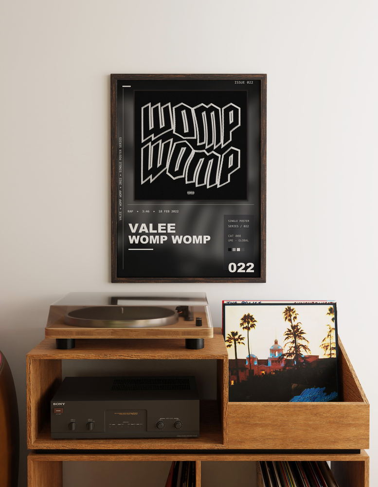 Music poster: Valee - Womp Womp