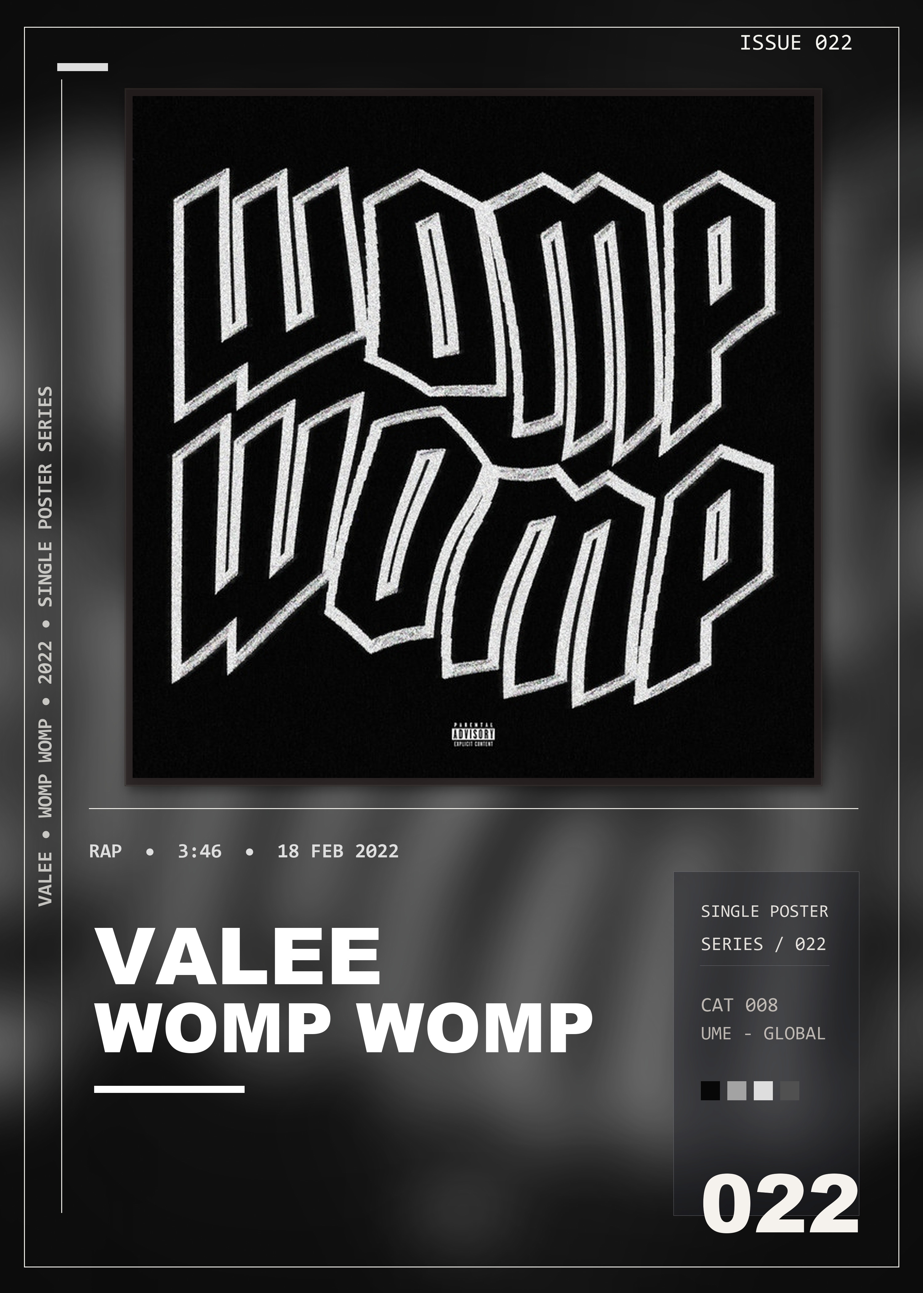 Music poster: Valee - Womp Womp