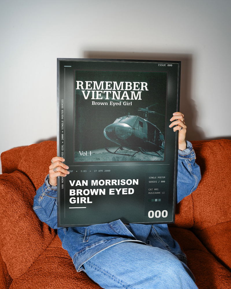 Music poster: Van Morrison - Brown Eyed Girl