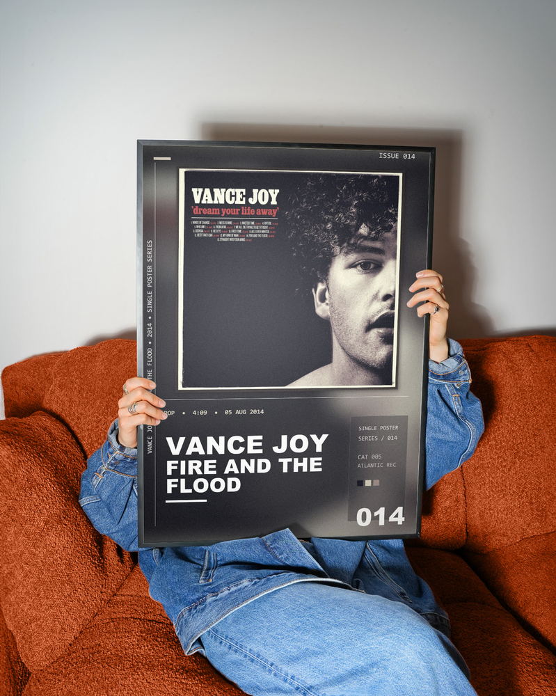 Music poster: Vance Joy - Fire and the Flood
