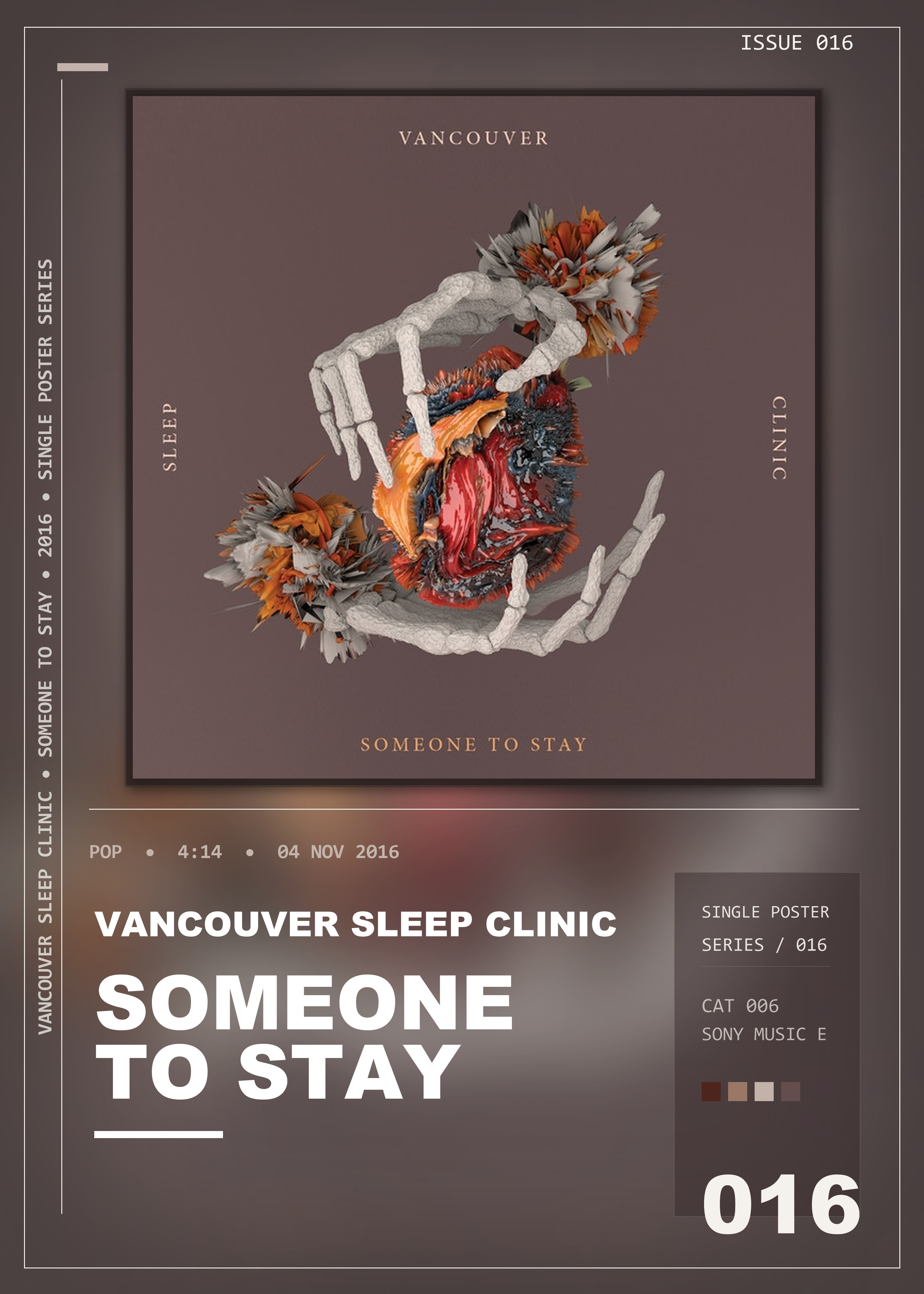 Music poster: Vancouver Sleep Clinic - Someone To Stay