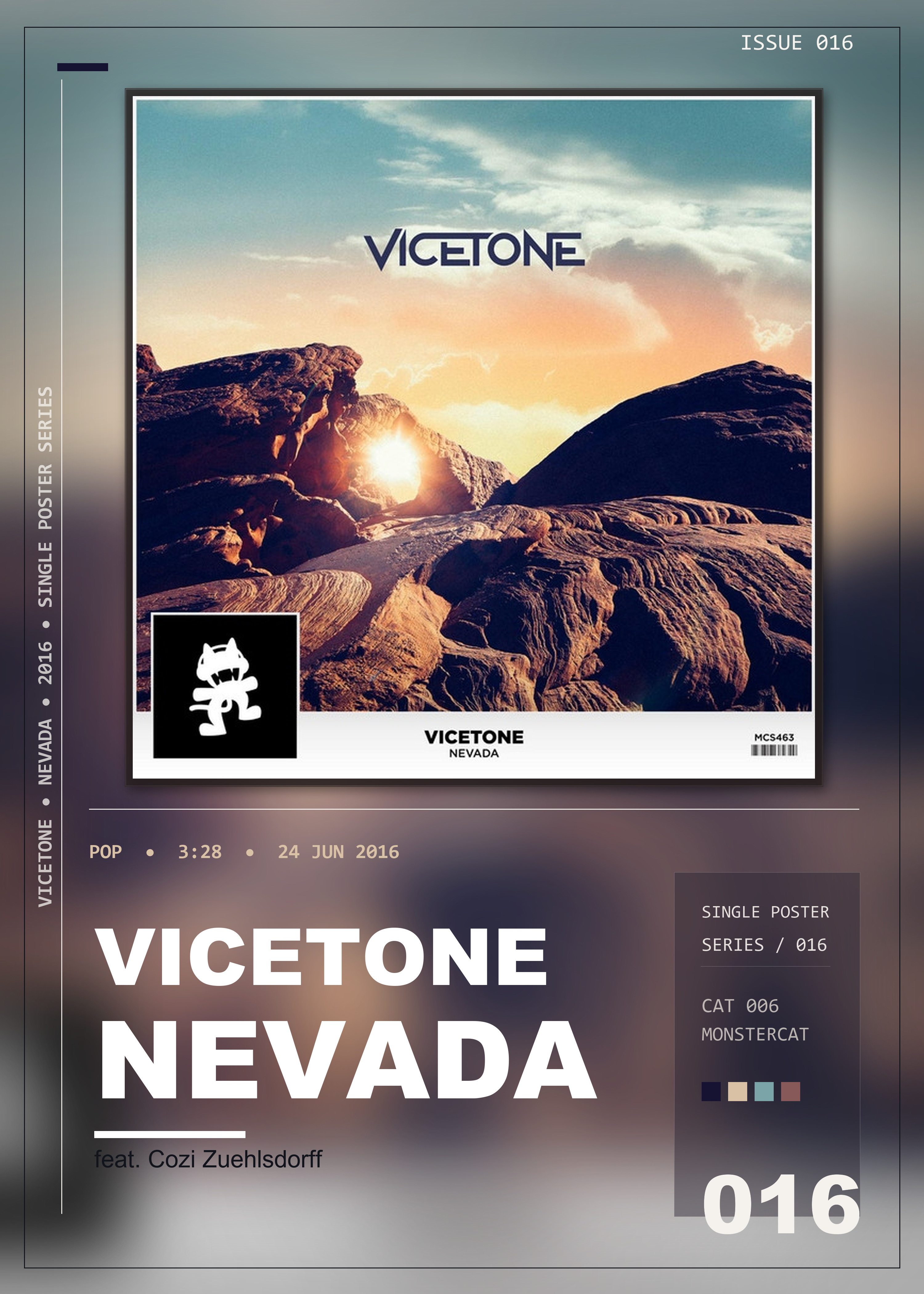 Music poster: Vicetone - Nevada feat Cozi Zuehlsdorff