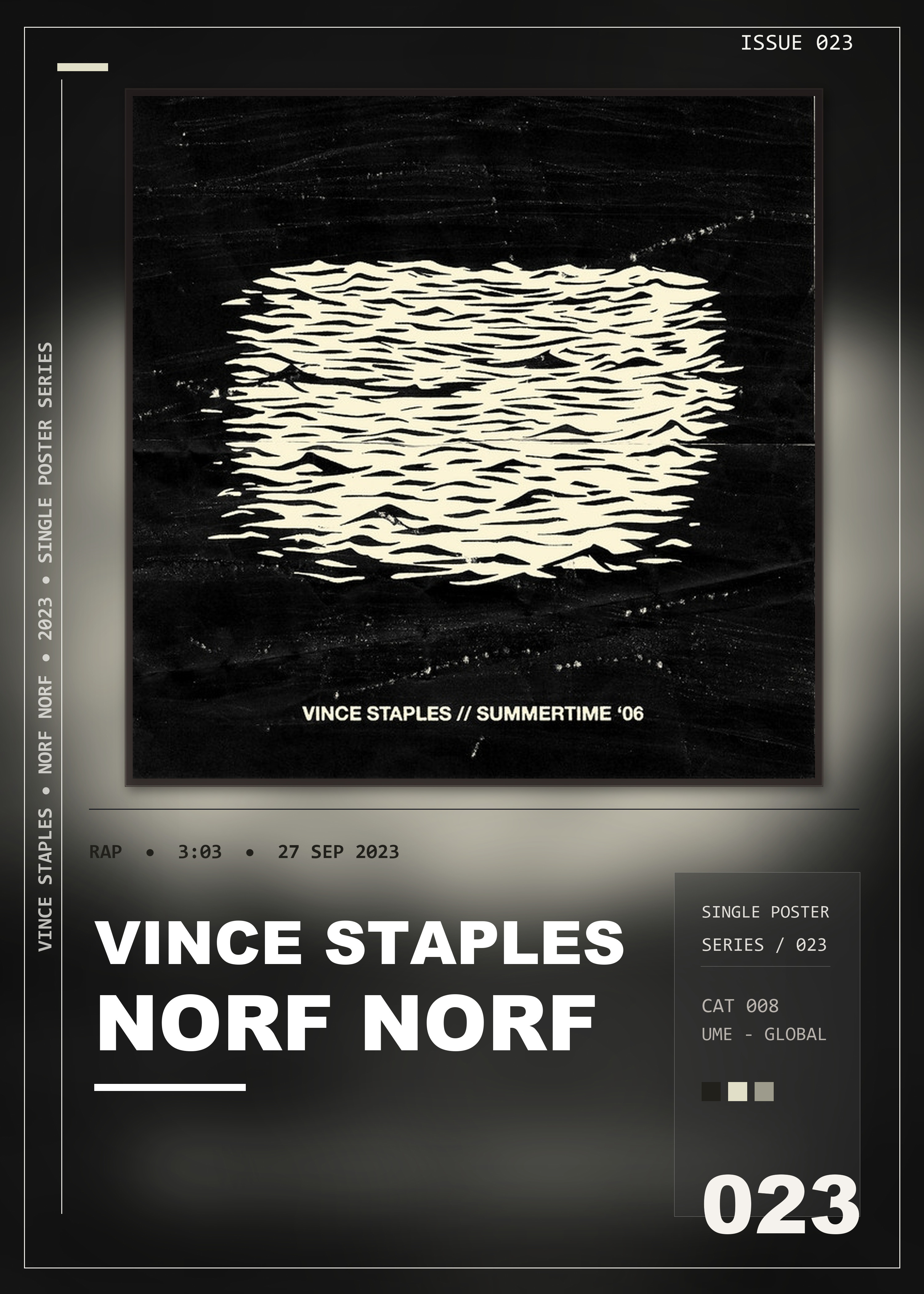 Music poster: Vince Staples - Norf Norf