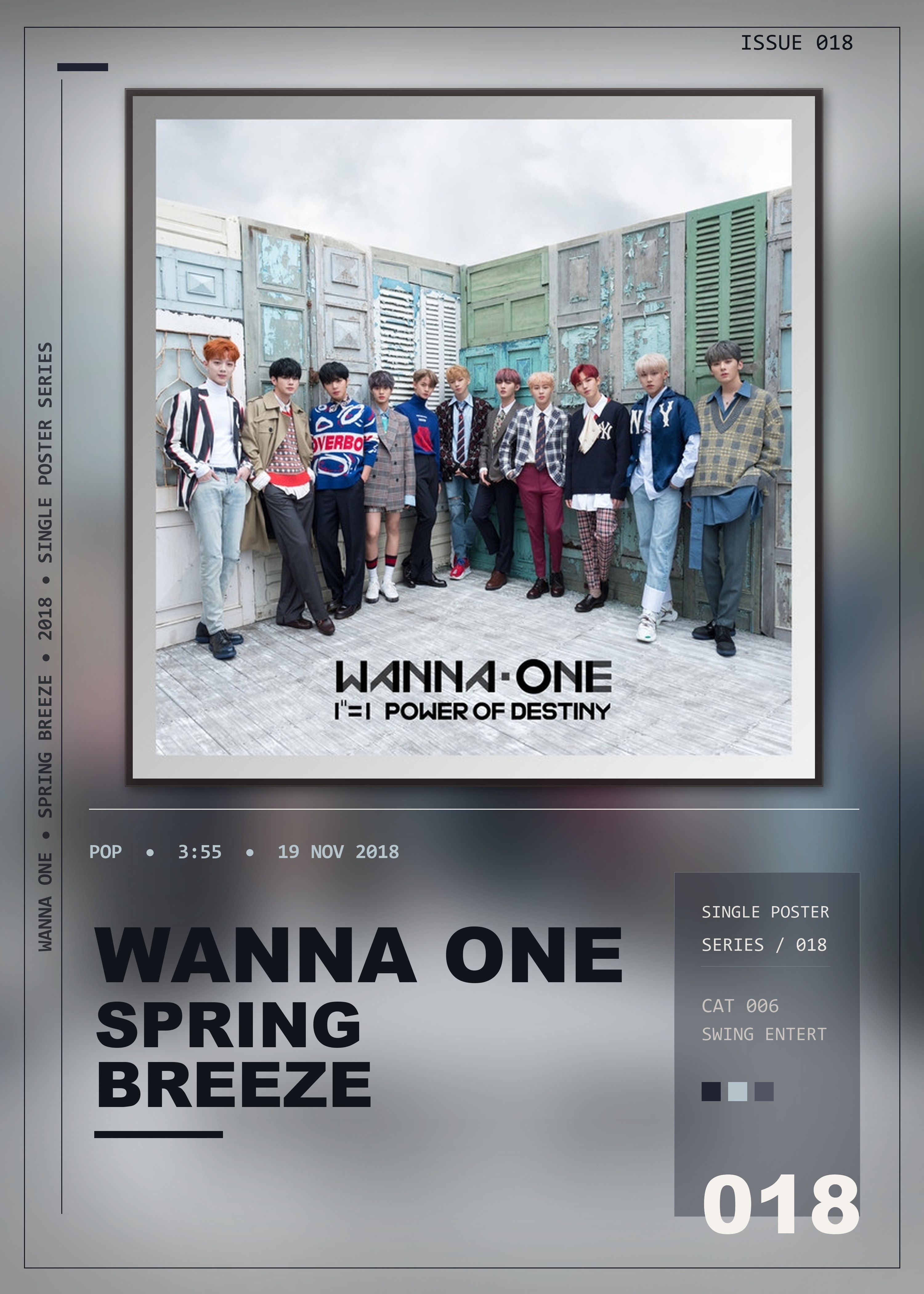 Music poster: Wanna One - Spring Breeze