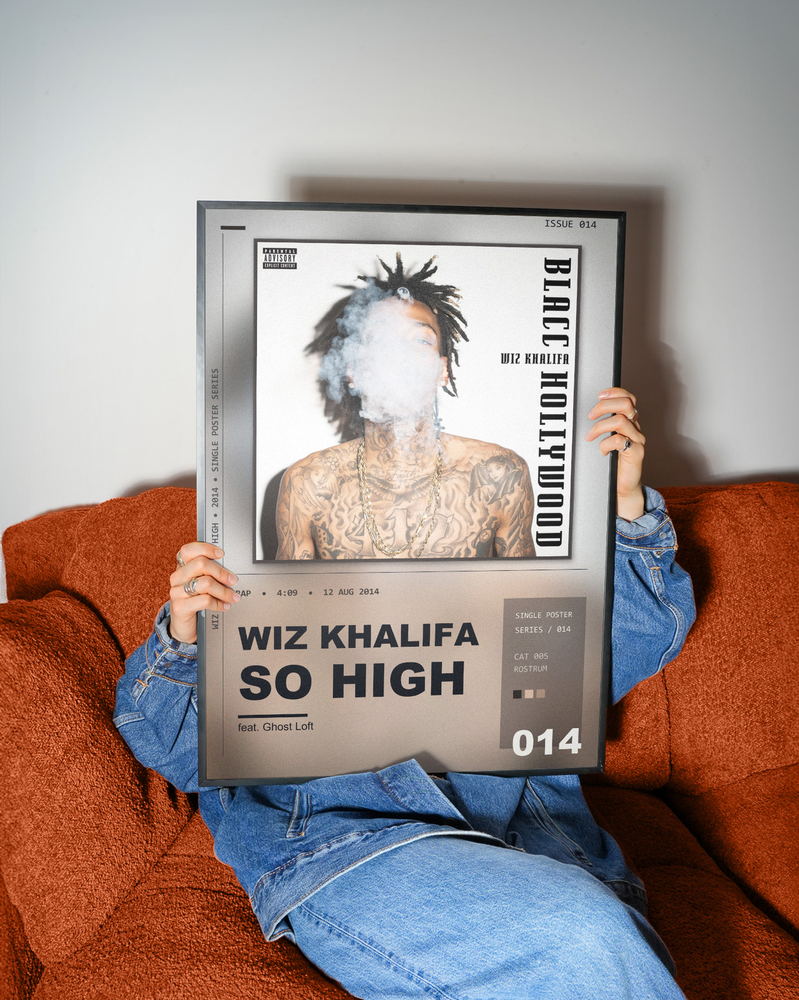 Music poster: Wiz Khalifa - So High feat Ghost Loft