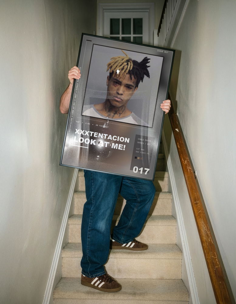 Music poster: XXXTENTACION - Look At Me