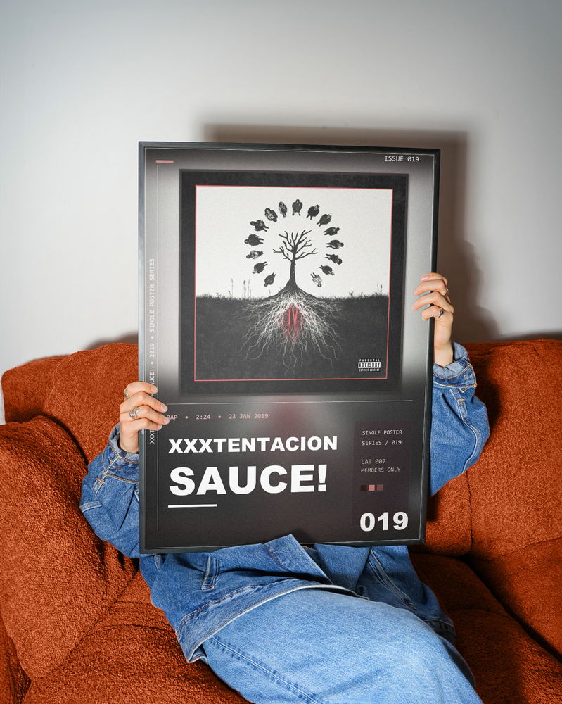 Music poster: XXXTENTACION - Sauce