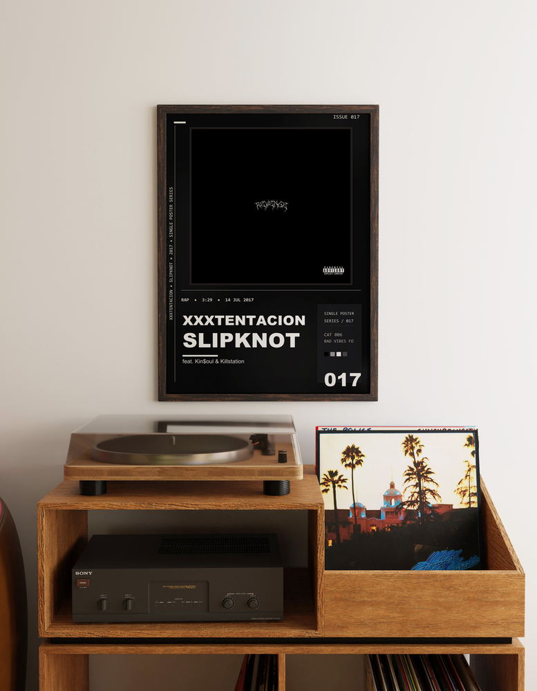 Music poster: XXXTENTACION - Slipknot feat Kinoul Killstation