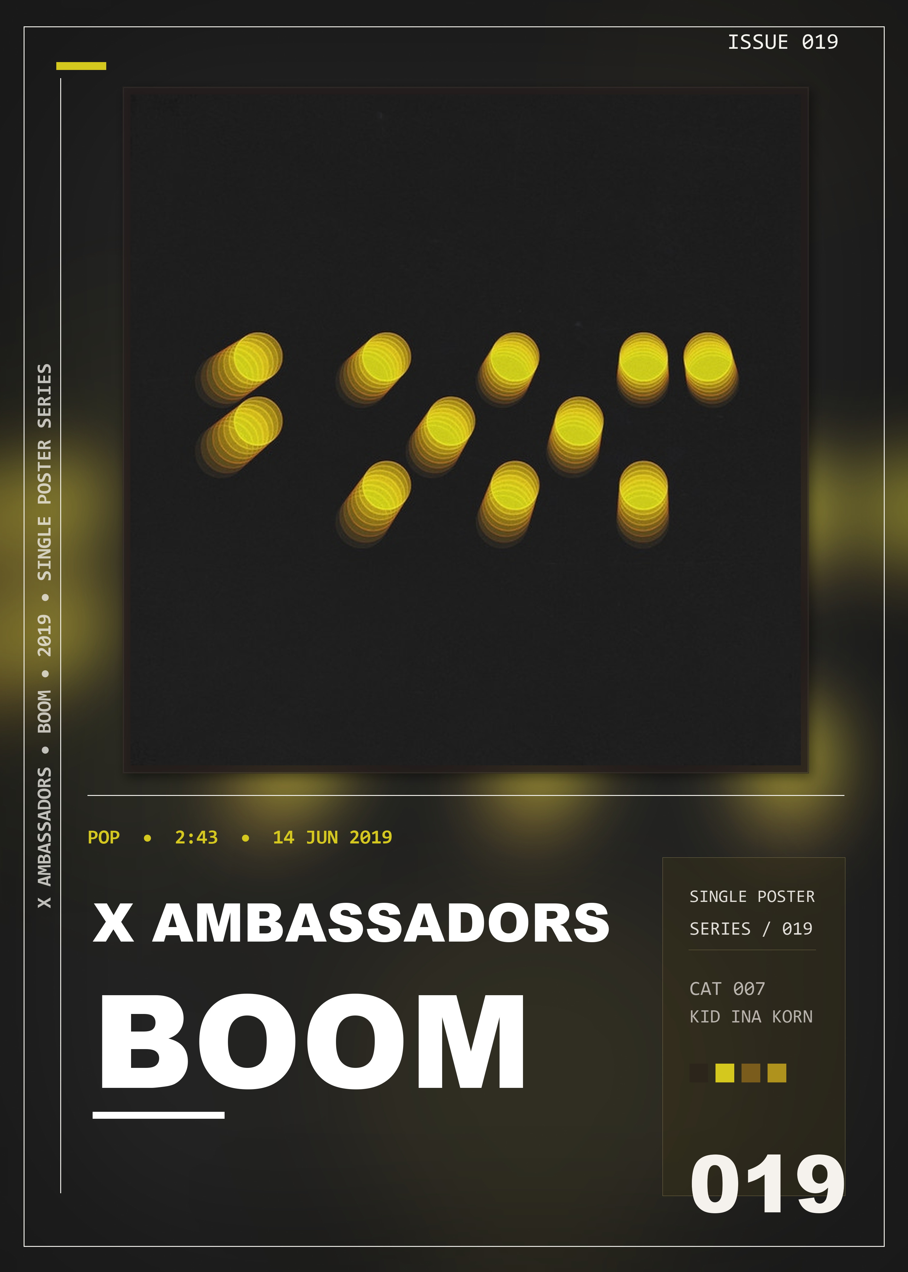 Music poster: X Ambassadors - BOOM