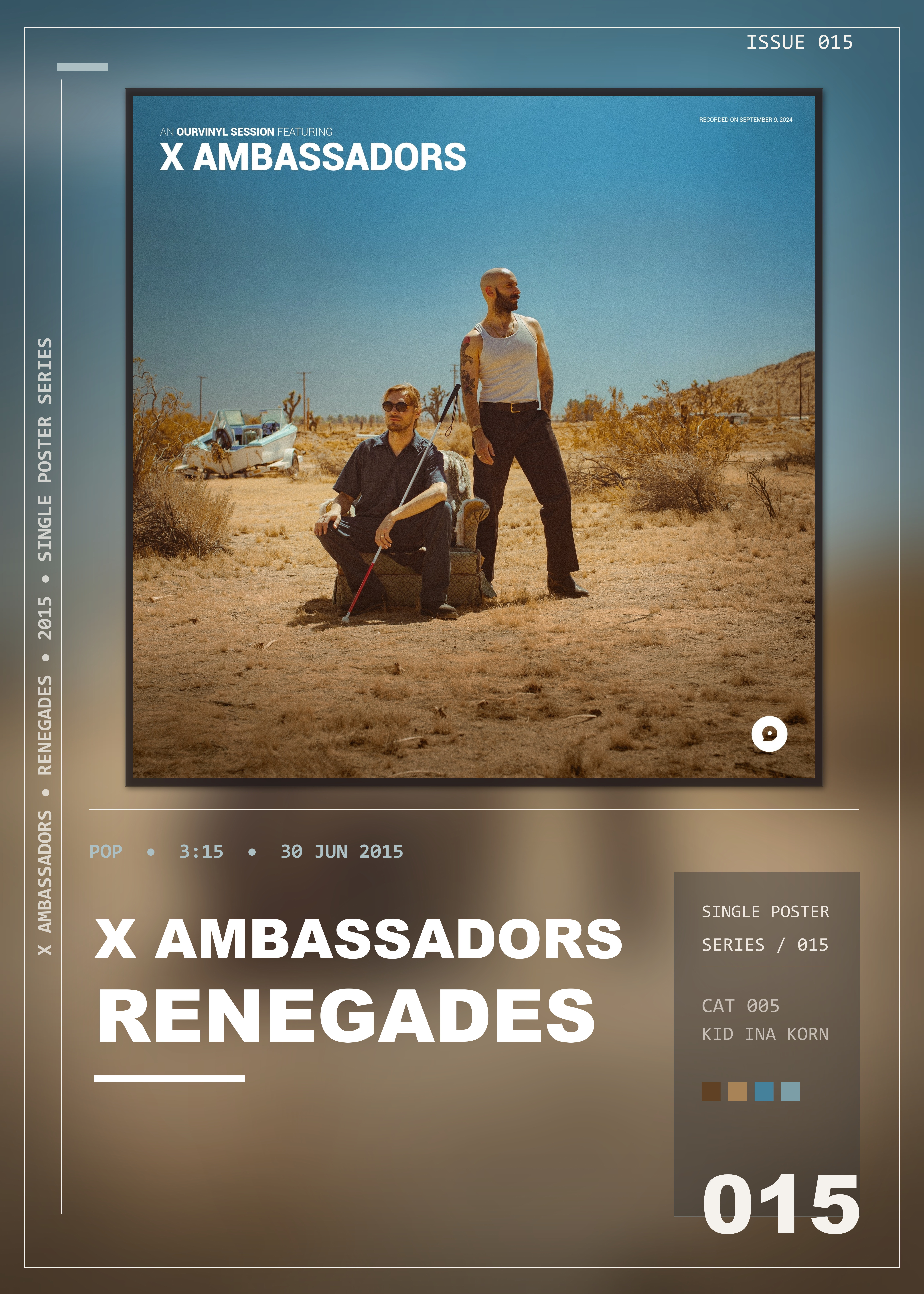 Music poster: X Ambassadors - Renegades