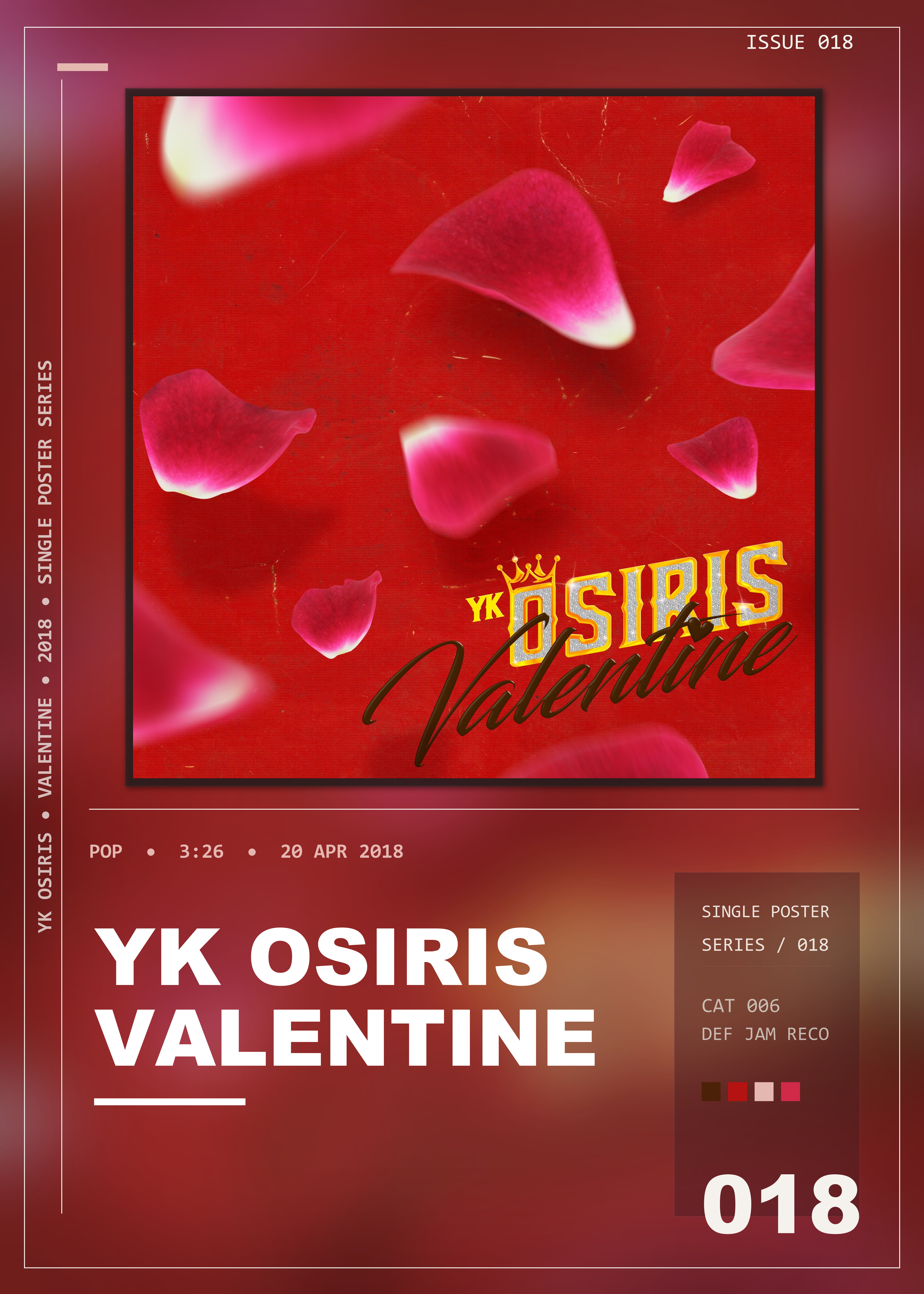 Music poster: YK Osiris - Valentine