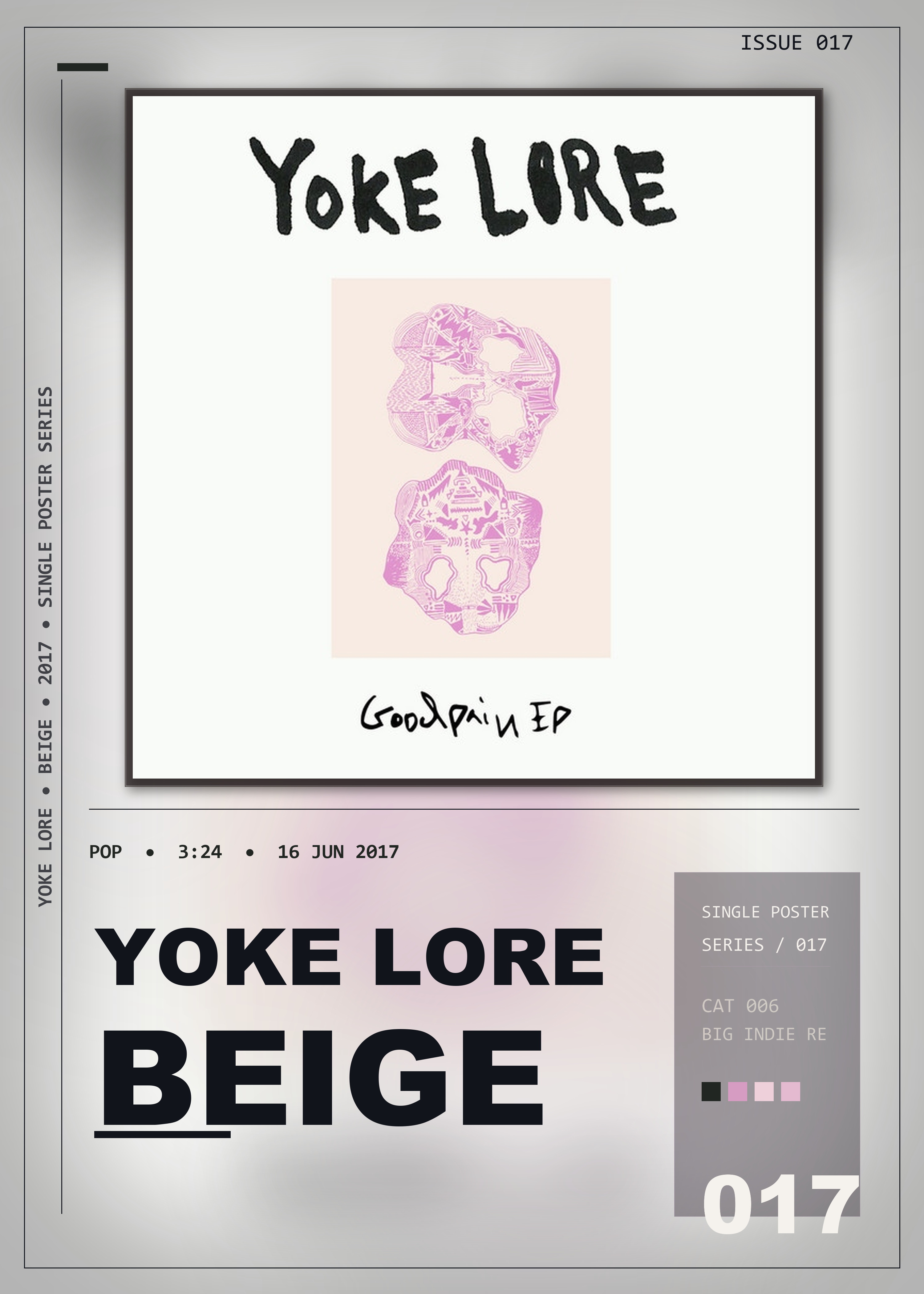 Music poster: Yoke Lore - Beige