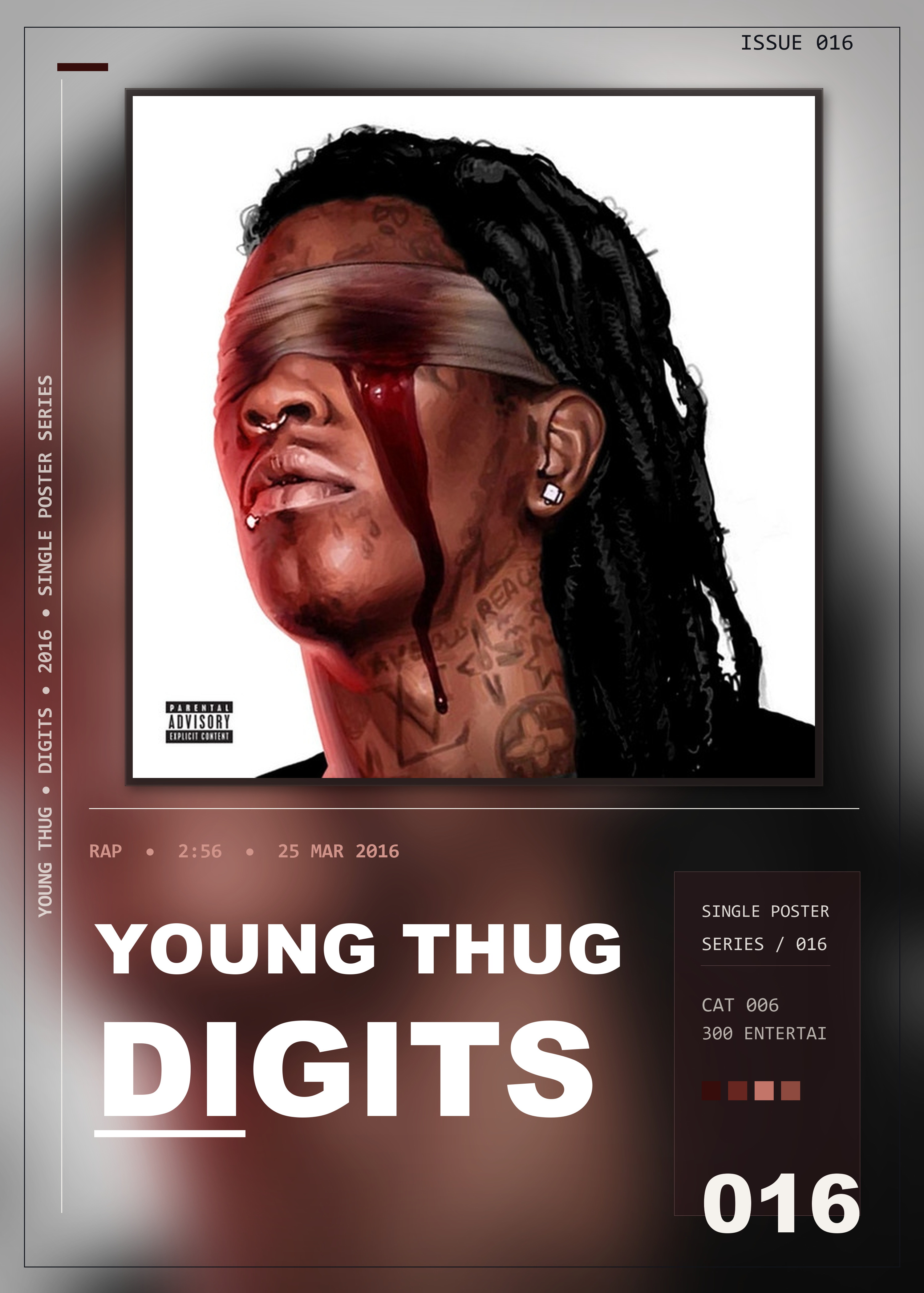 Music poster: Young Thug - Digits