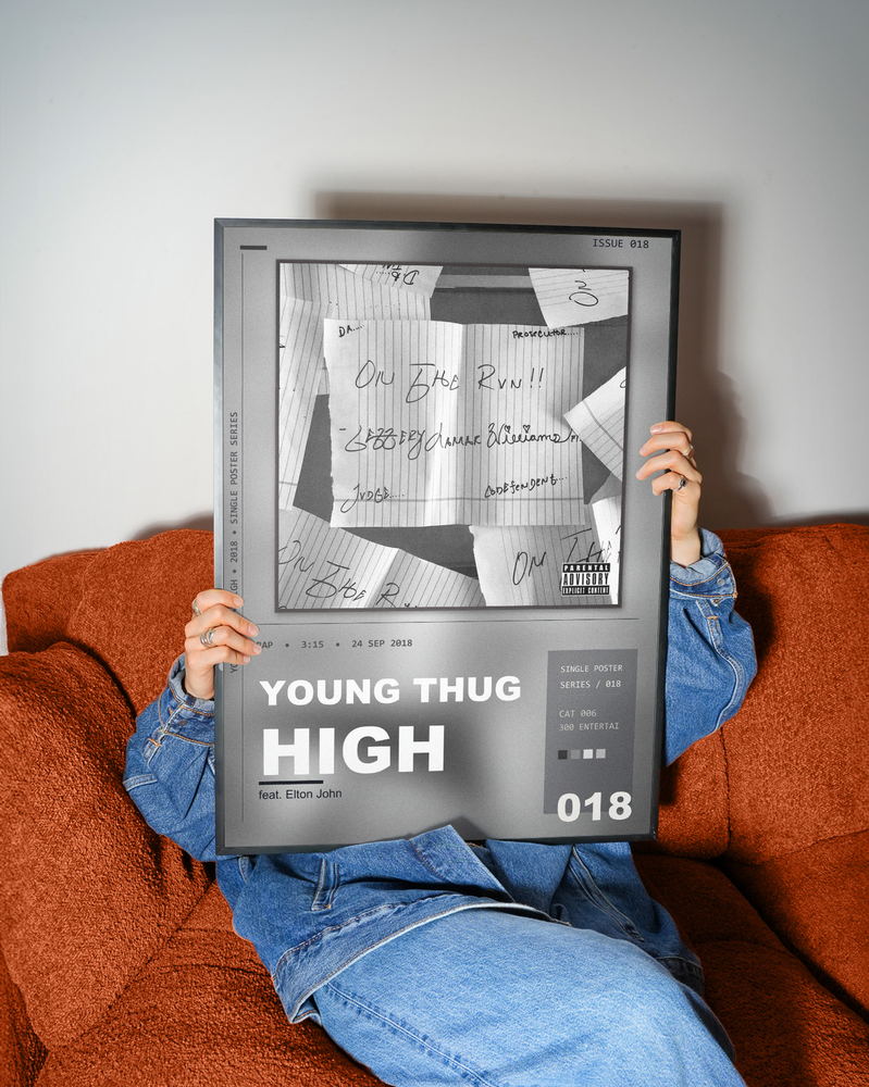 Music poster: Young Thug - High feat Elton John