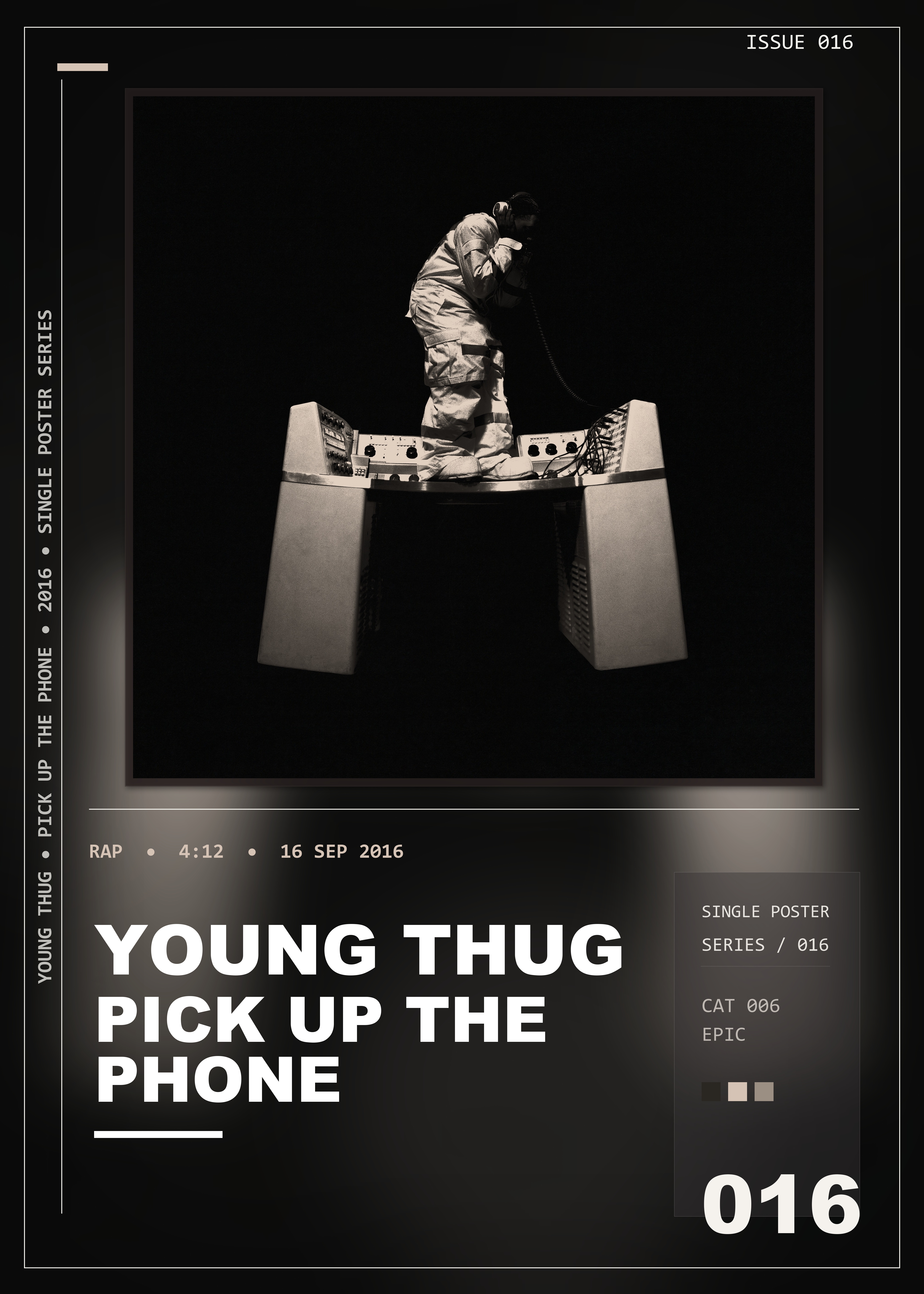 Music poster: Young Thug - pick up the phone