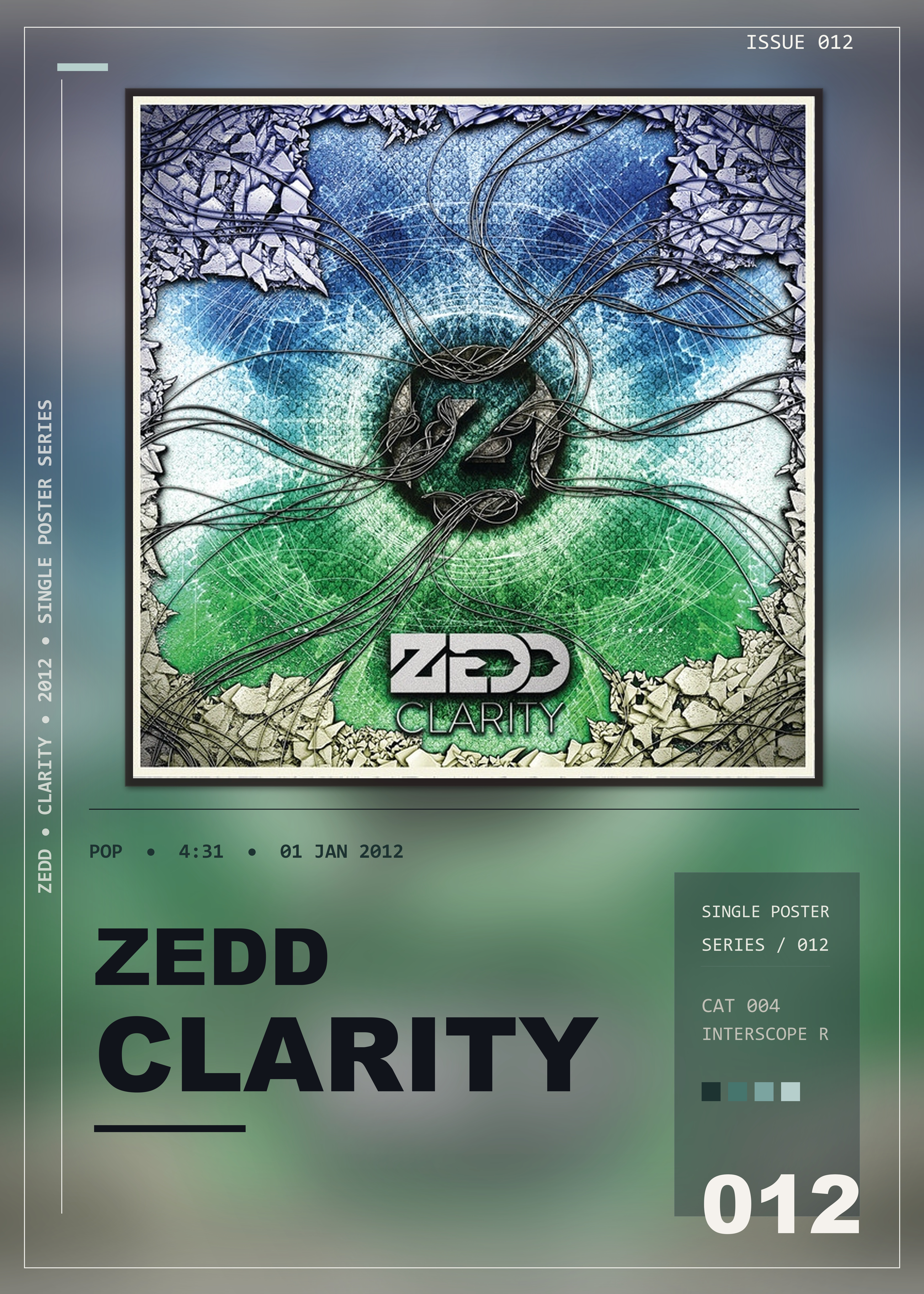 Music poster: Zedd - Clarity