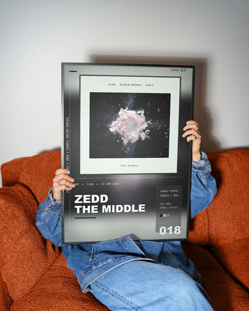Music poster: Zedd - The Middle