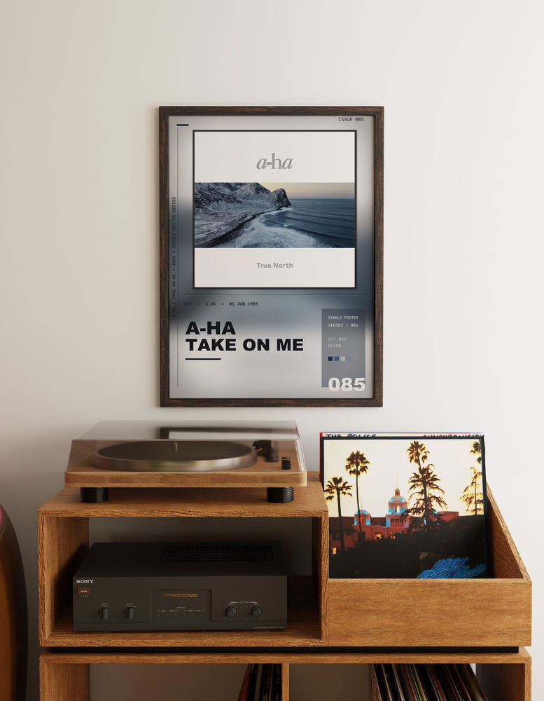 Music poster: a-ha - Take on Me