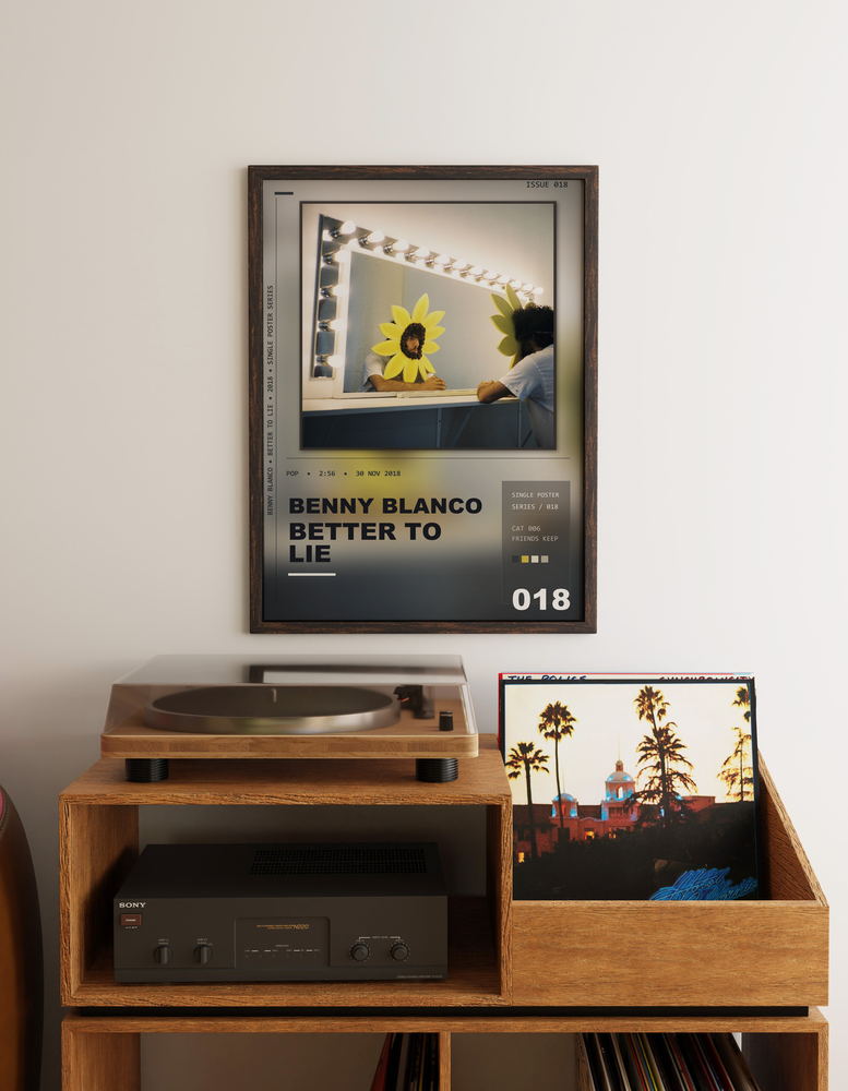 Music poster: benny blanco - Better To Lie with Jesse Swae Lee