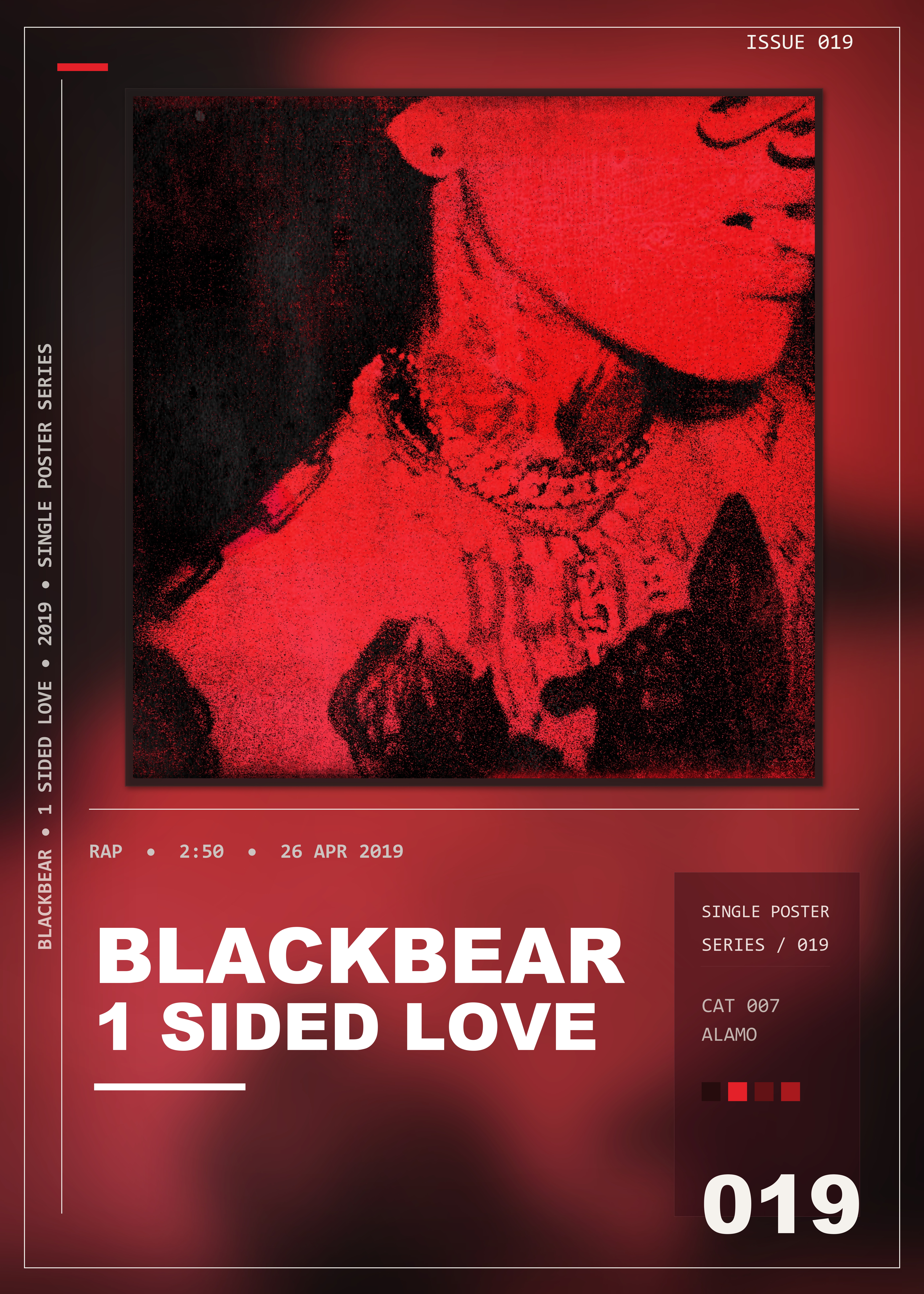Music poster: blackbear - 1 SIDED LOVE