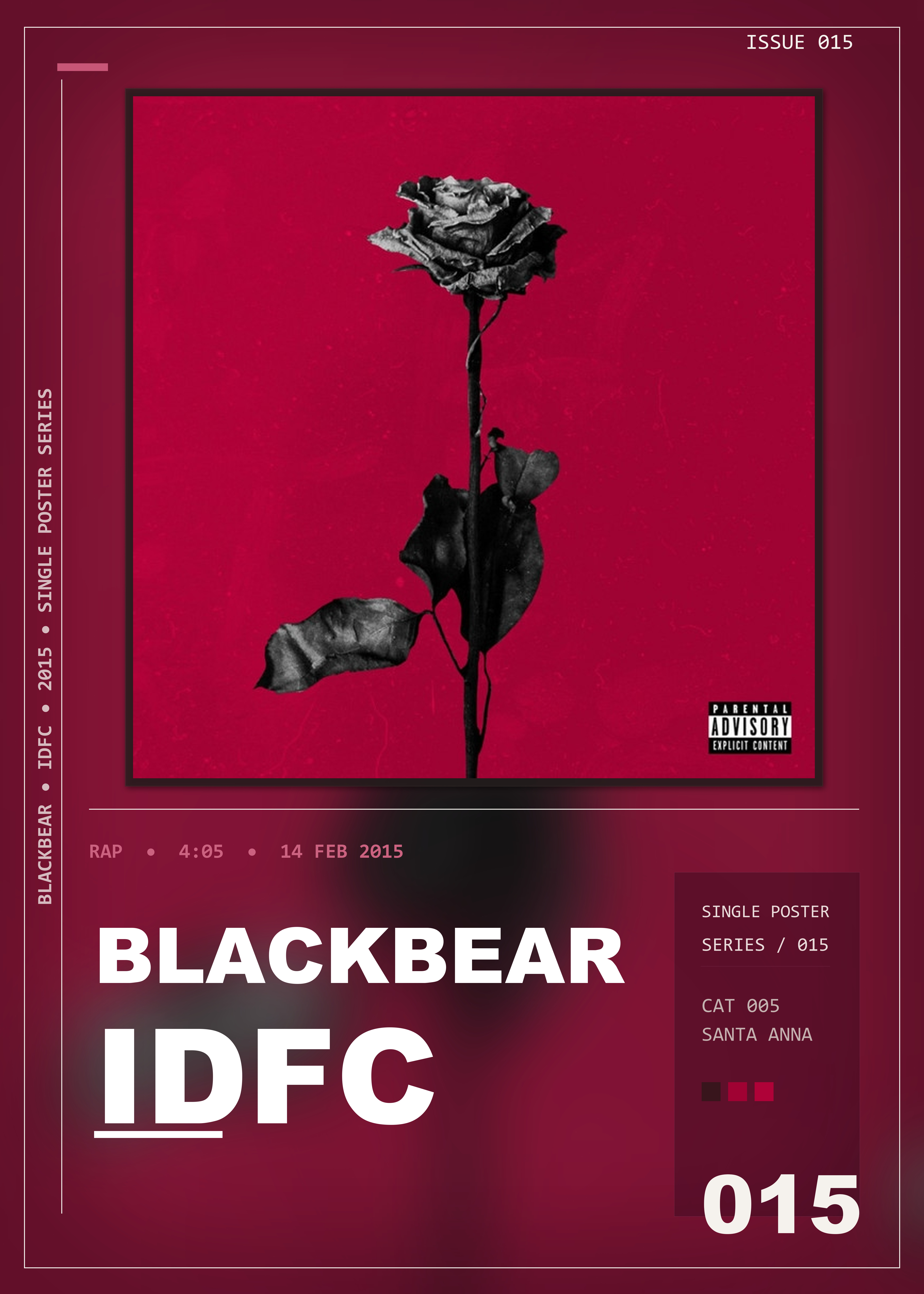 Music poster: blackbear - Idfc