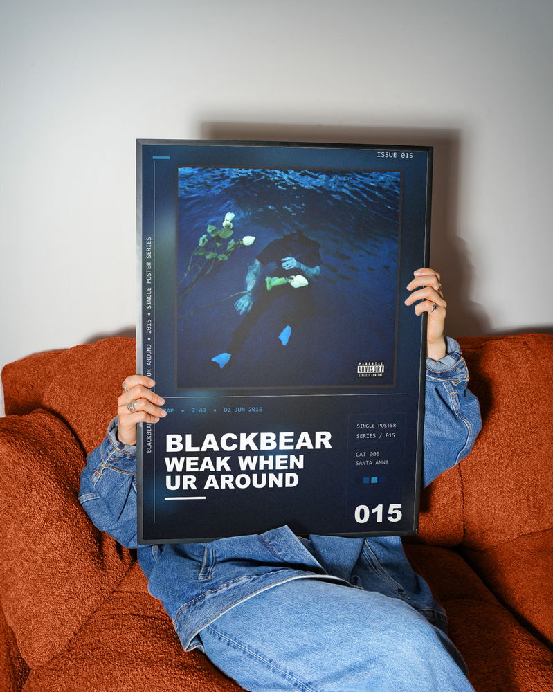 Music poster: blackbear - Weak When Ur Around