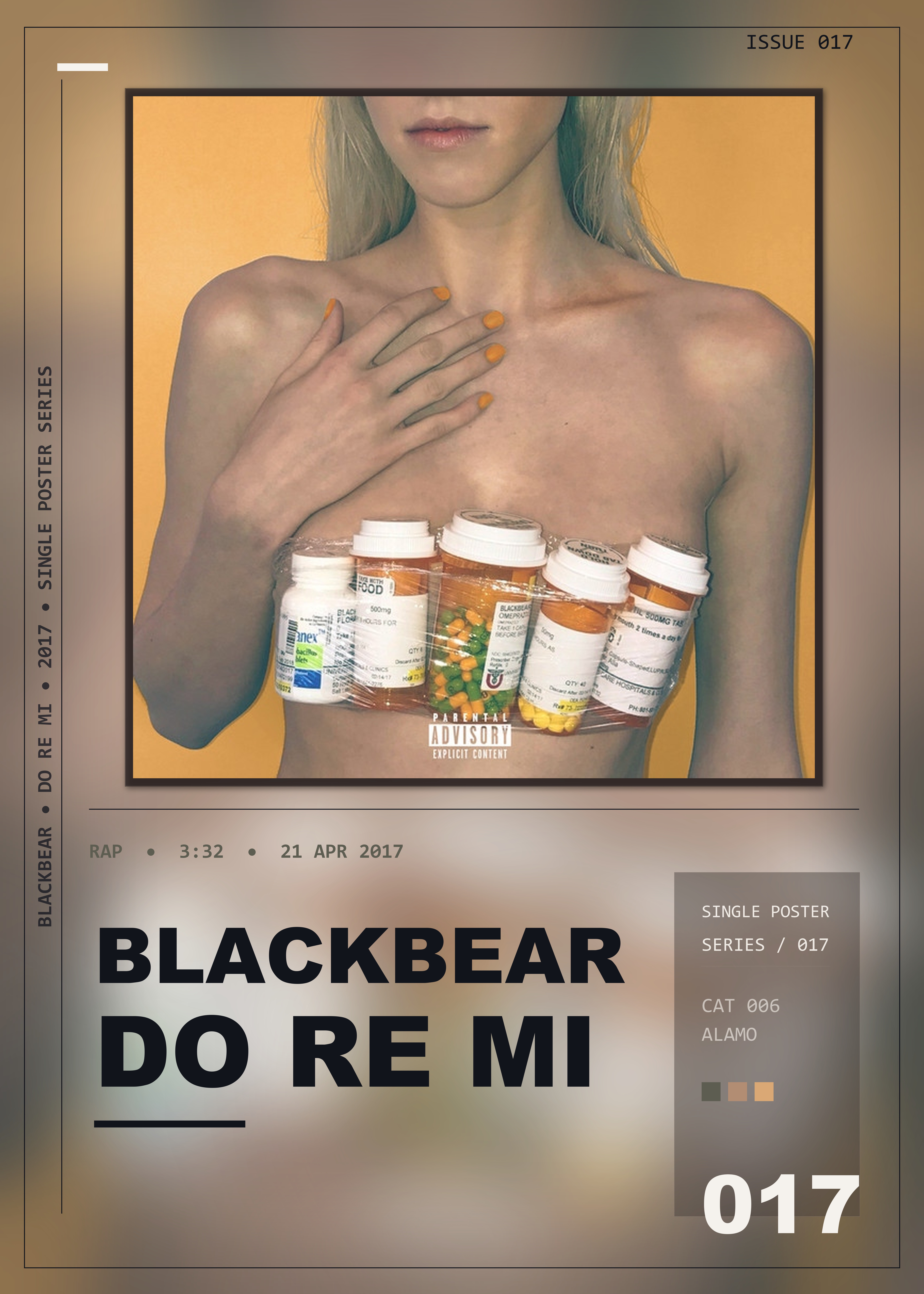 Music poster: blackbear - do re mi