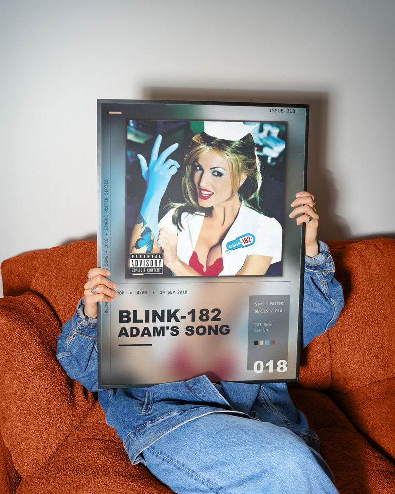 Music poster: blink-182 - Adams Song