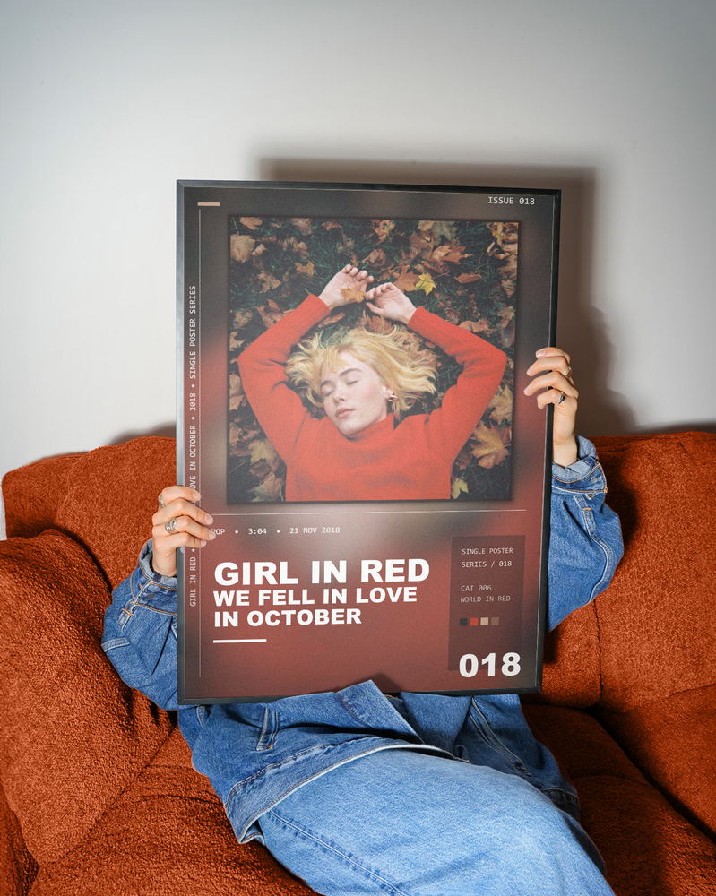 Music poster: girl in red - we fell in love in october