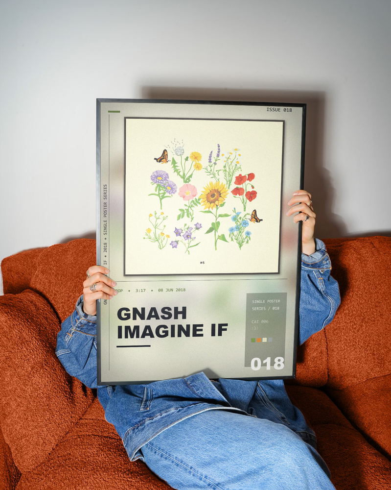 Music poster: gnash - imagine if