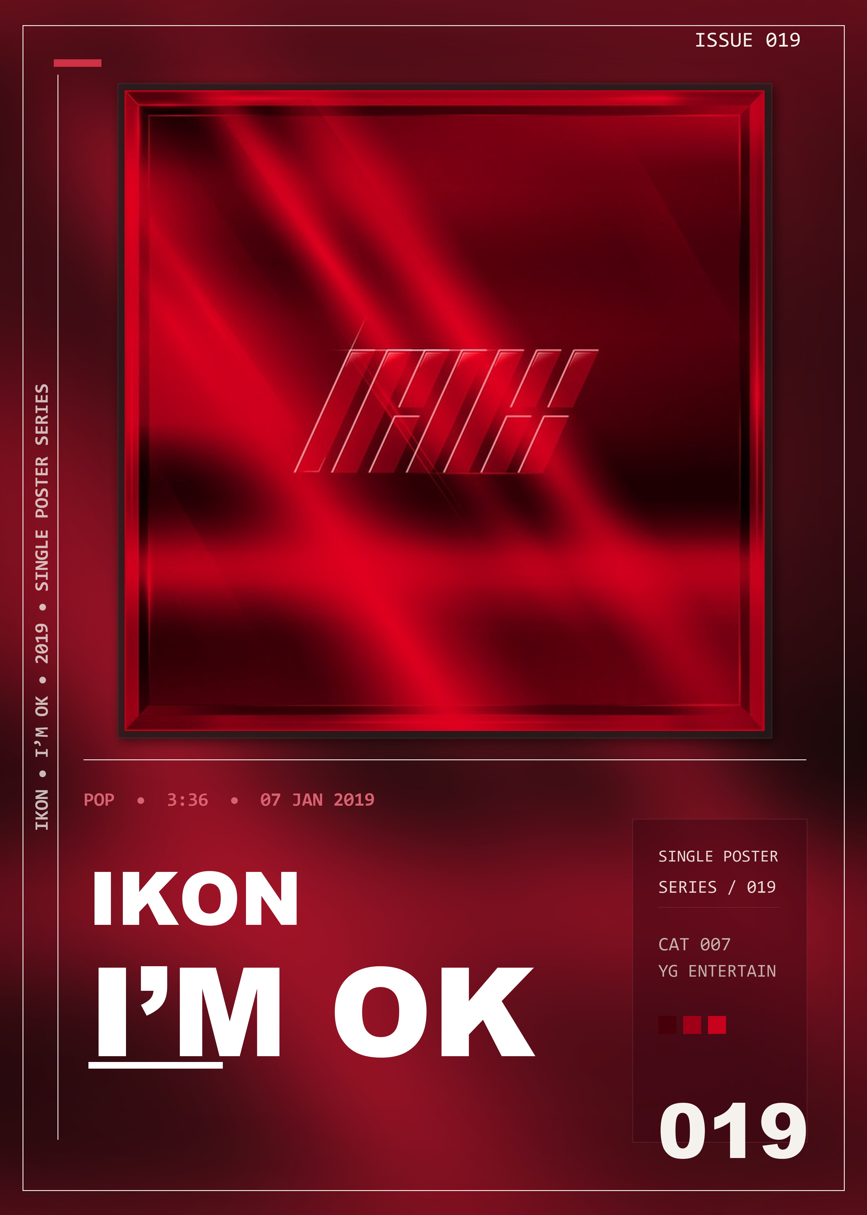 Music poster: iKON - IM OK