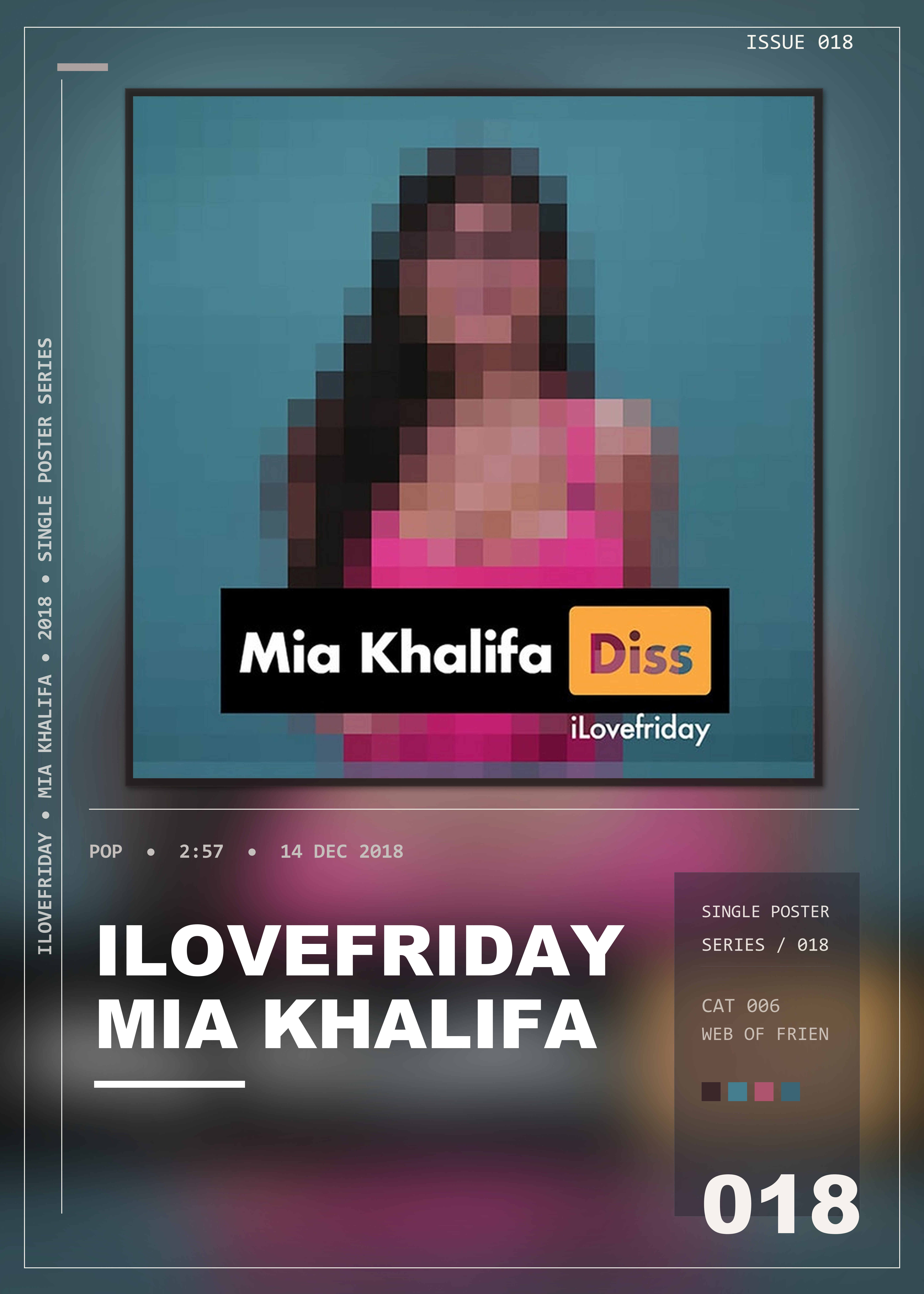 Music poster: iLOVEFRiDAY - Mia Khalifa