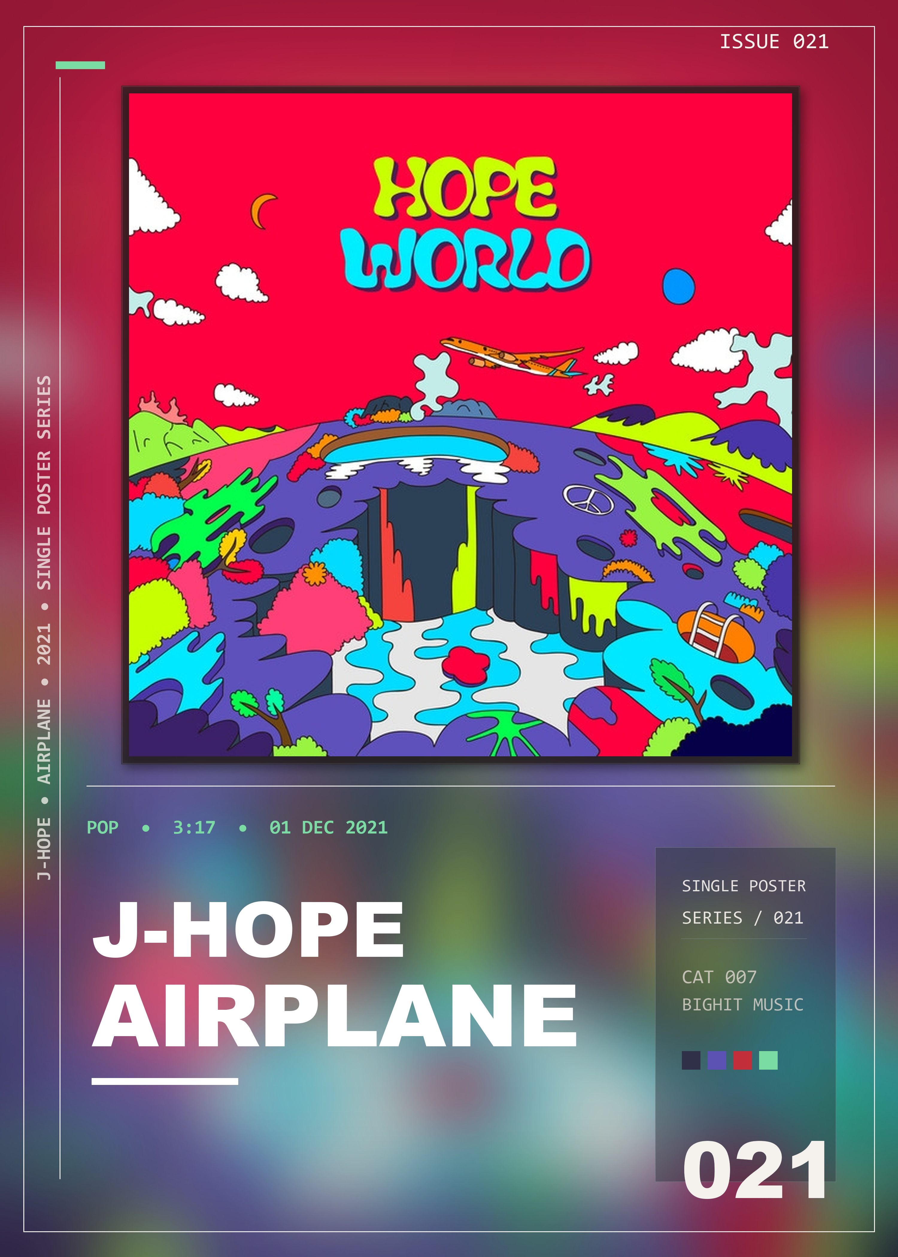 Music poster: j-hope - Airplane