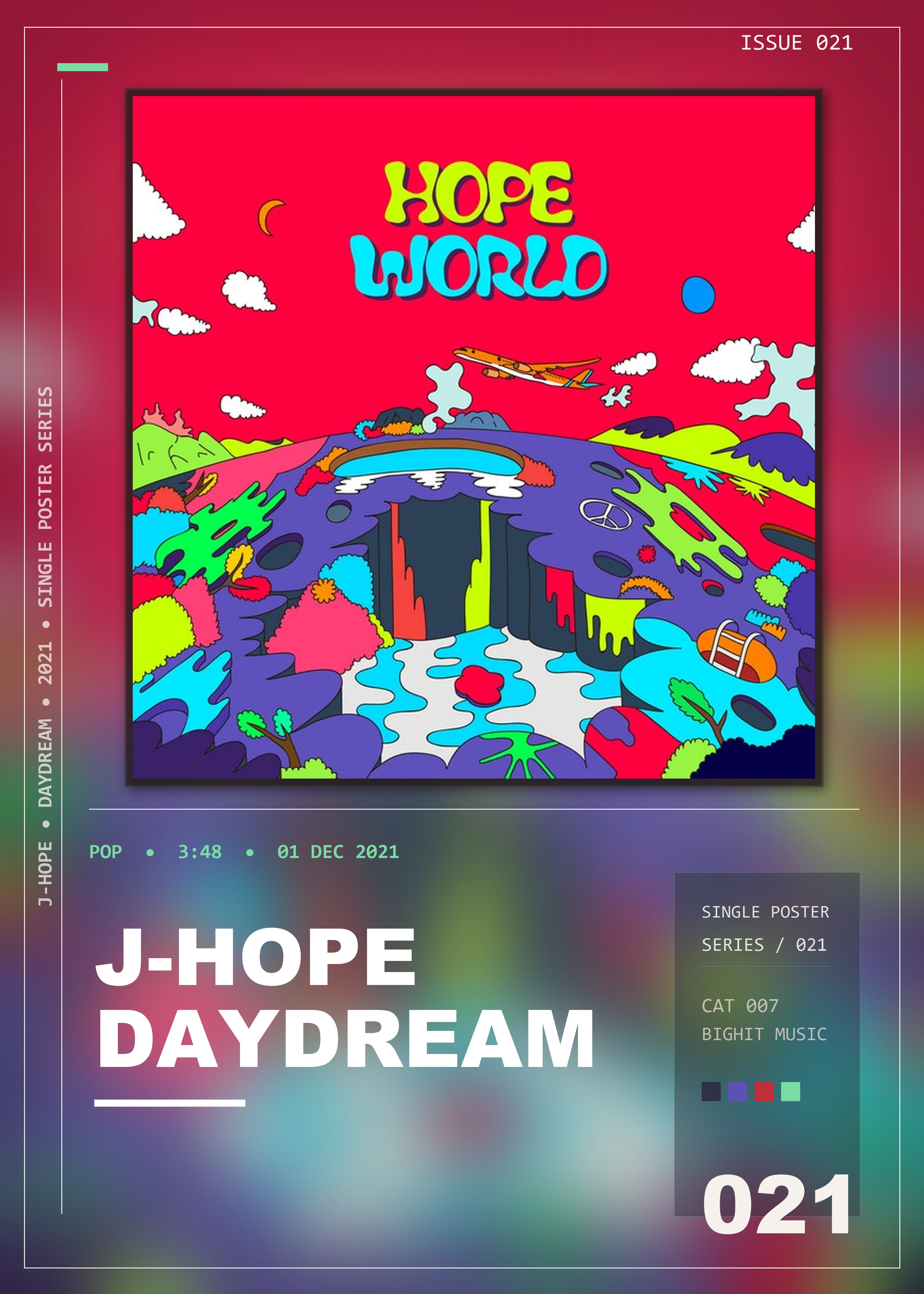 Music poster: j-hope - Daydream 백일몽