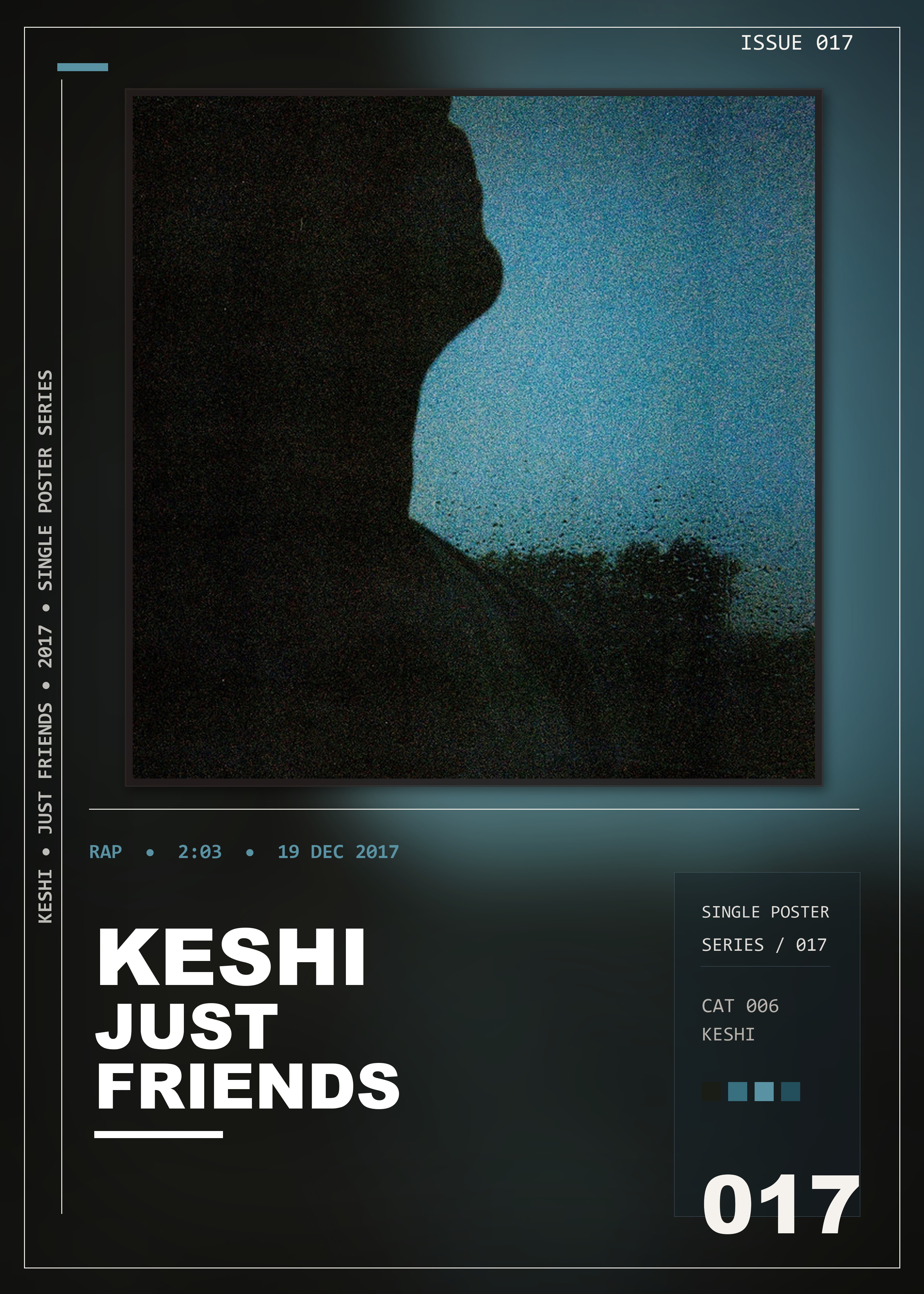 Music poster: keshi - just friends