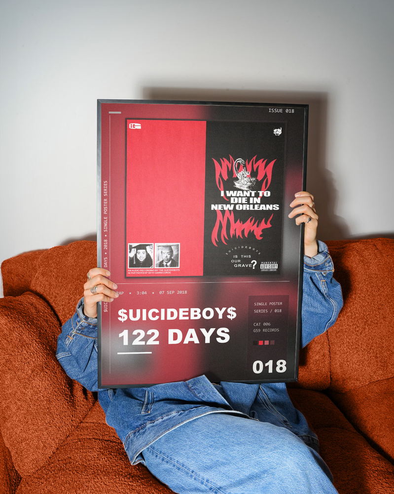 Music poster: uicideBoy - 122 Days