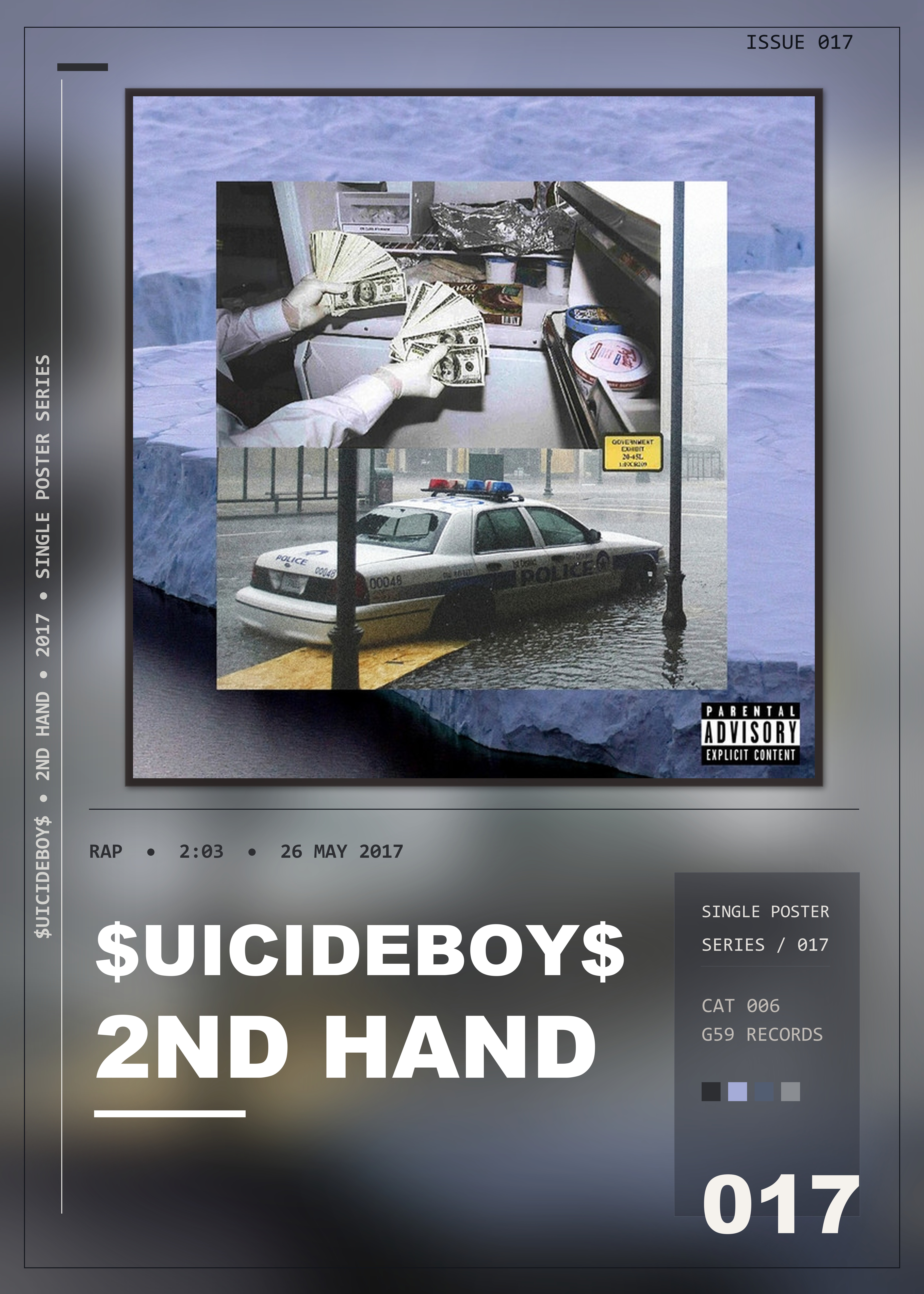 Music poster: uicideBoy - 2nd Hand