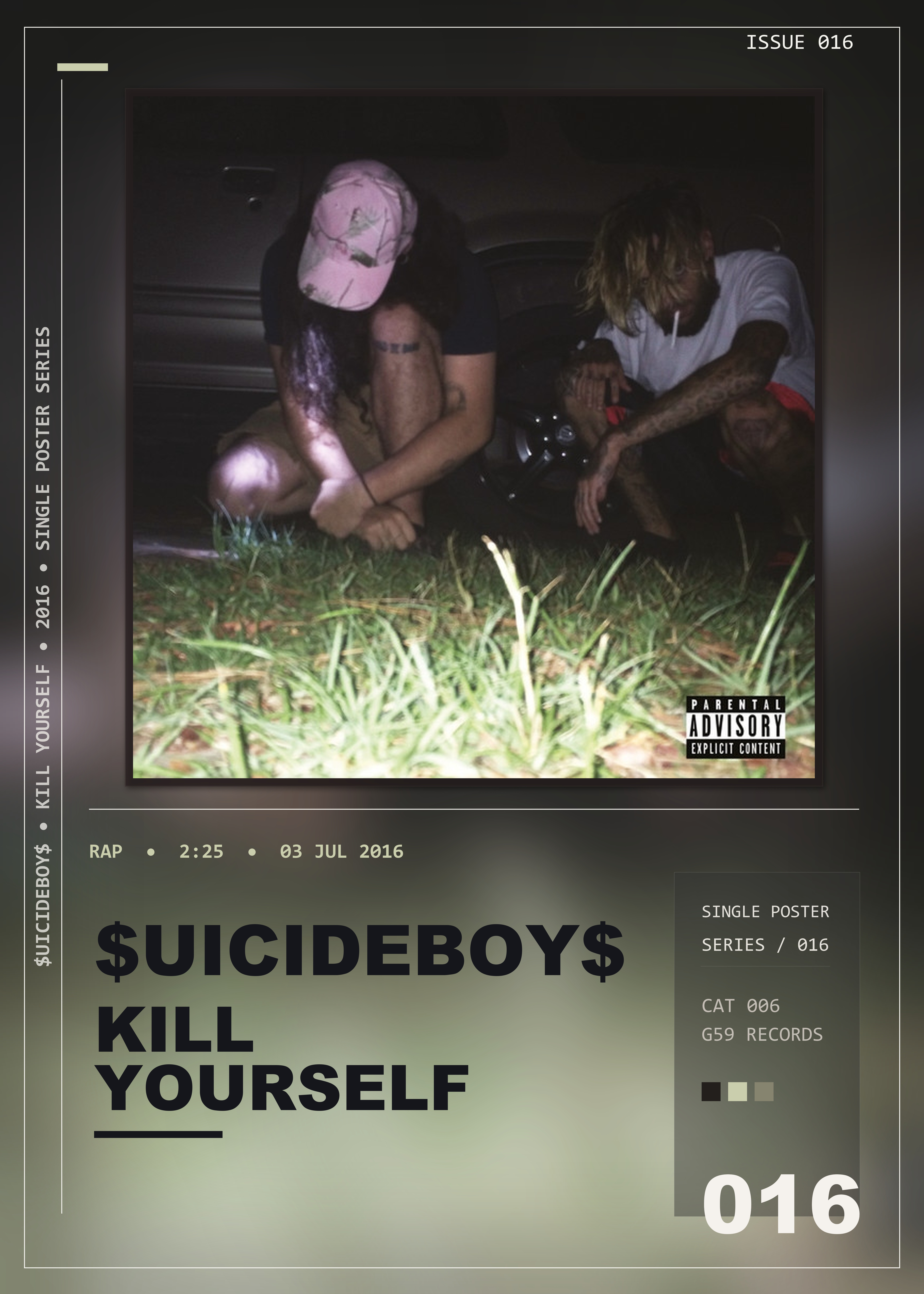 Music poster: uicideBoy - Kill Yourself Part III