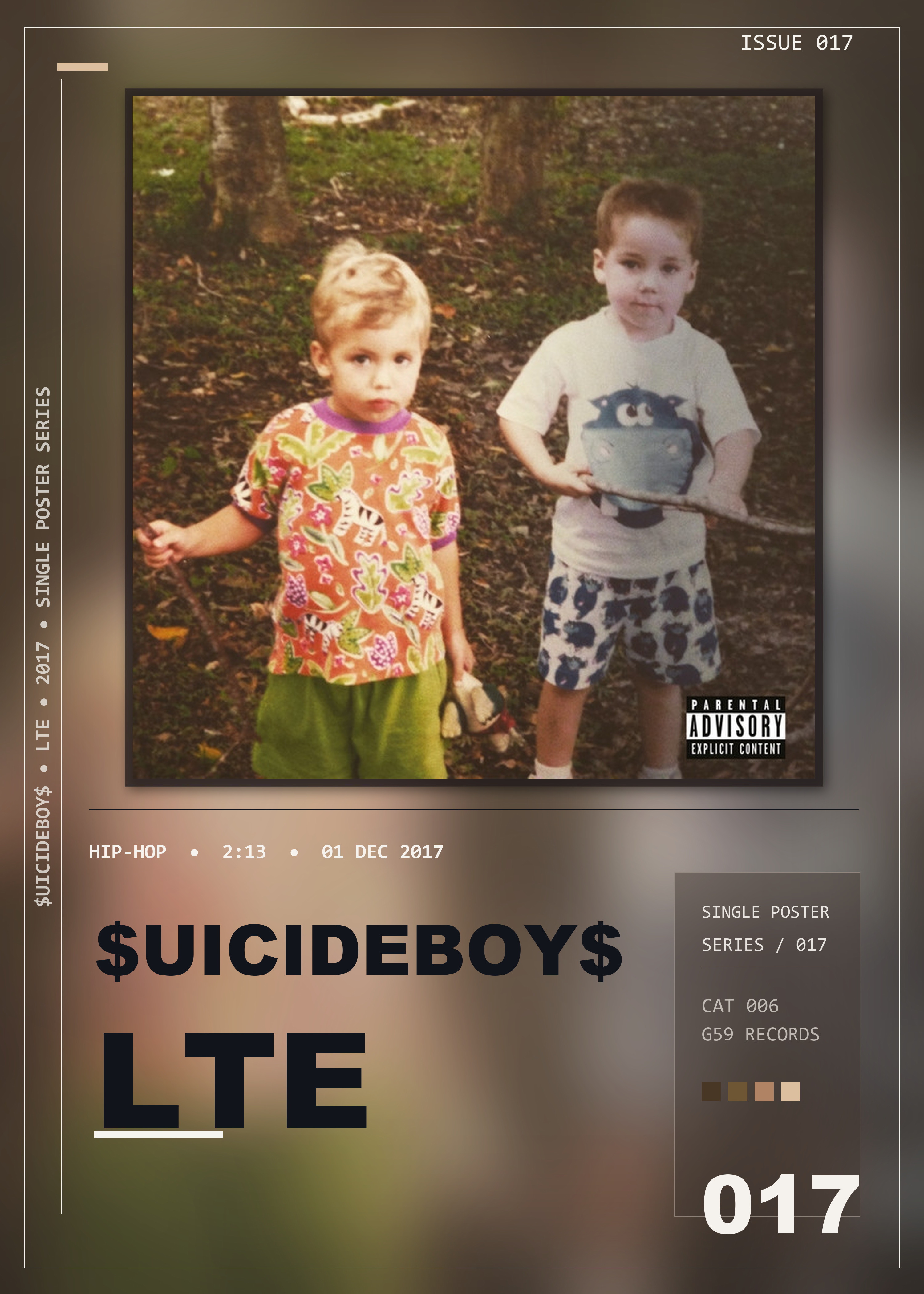 Music poster: uicideBoy - LTE