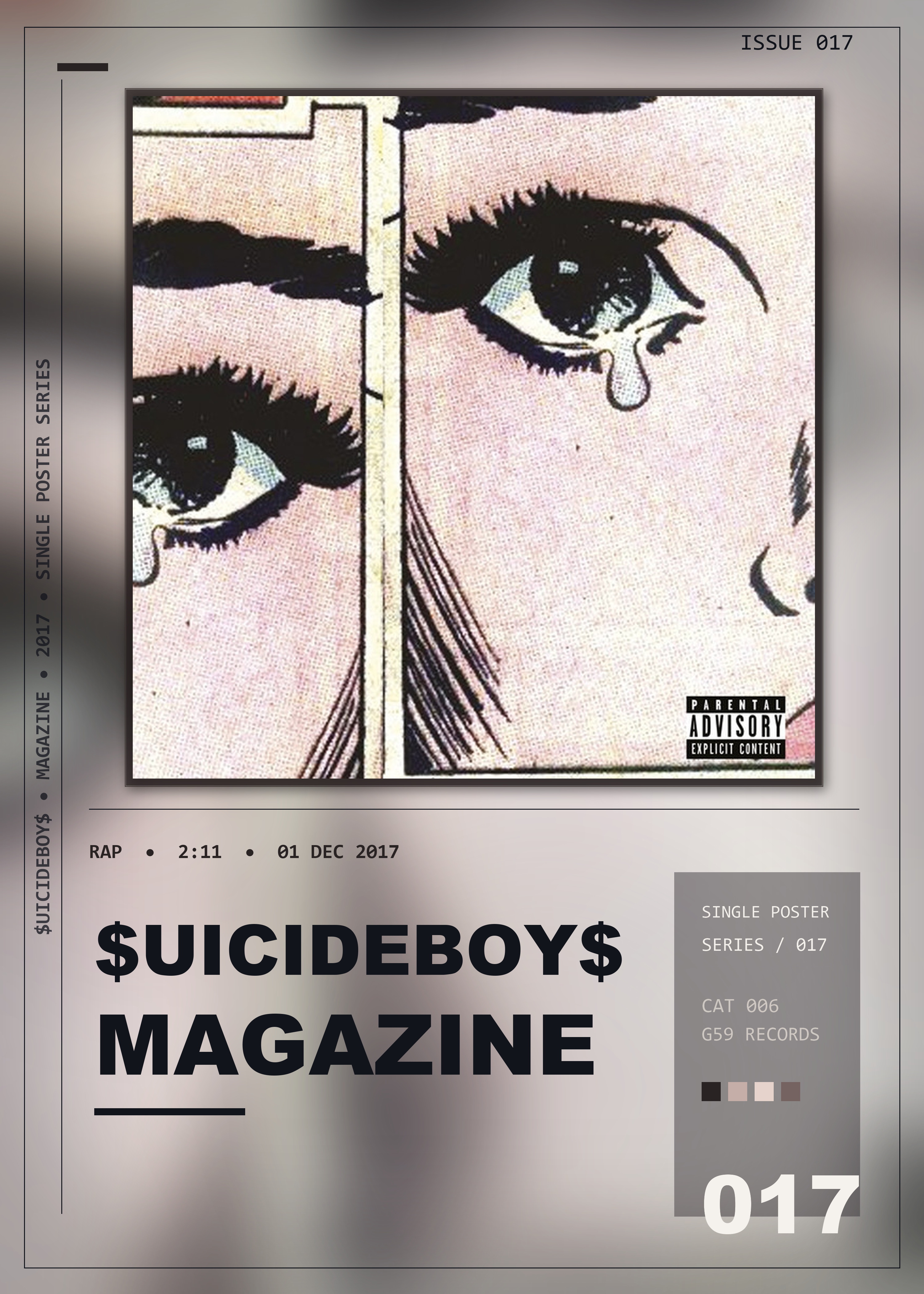 Music poster: uicideBoy - Magazine